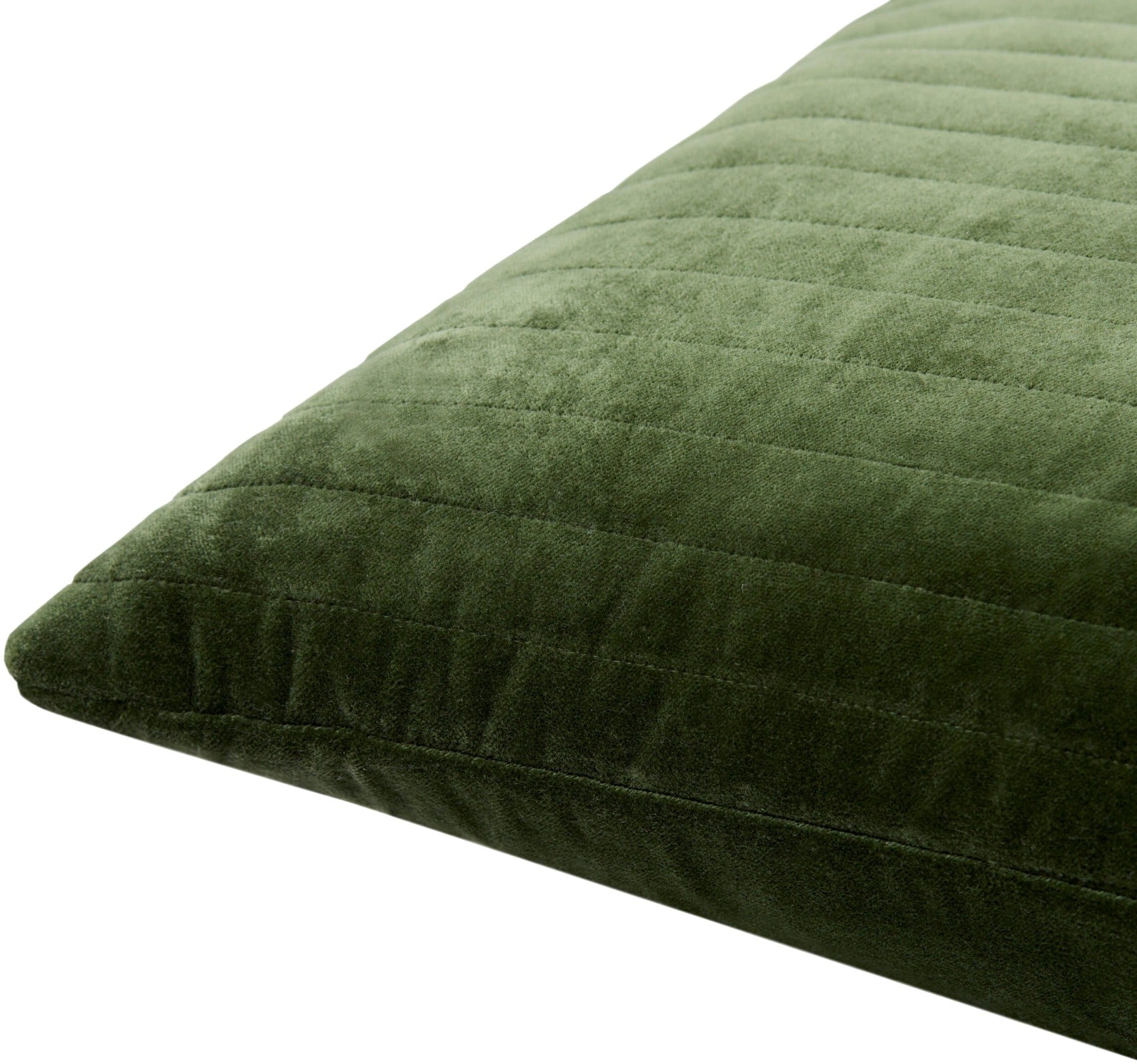 Digby Velvet Cushion in Forest Green by Keiichi