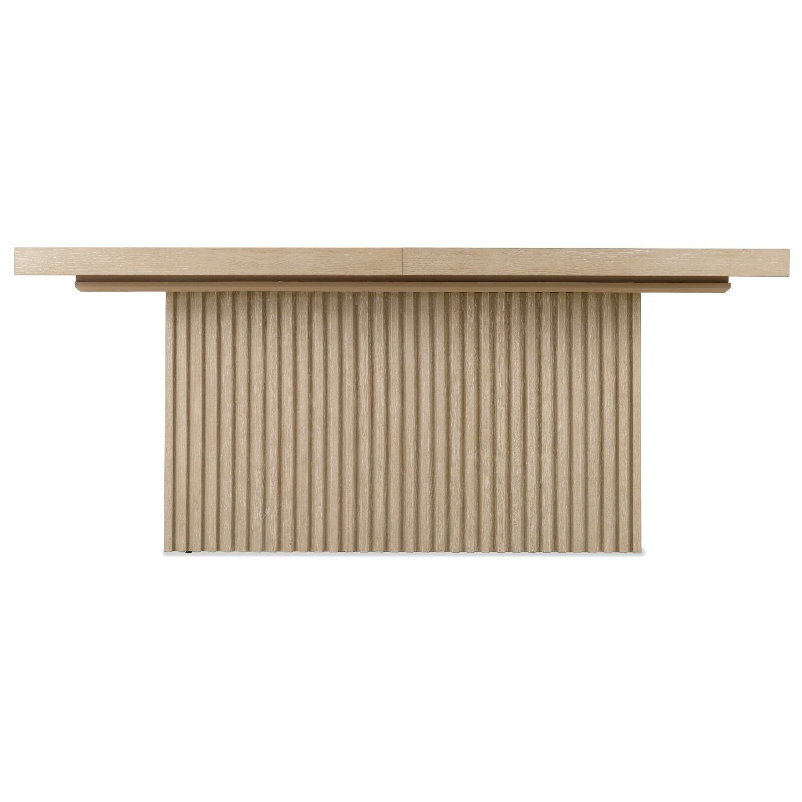 Tranquillity Rectangle Extending Dining Table with Tambour Base by Hooker