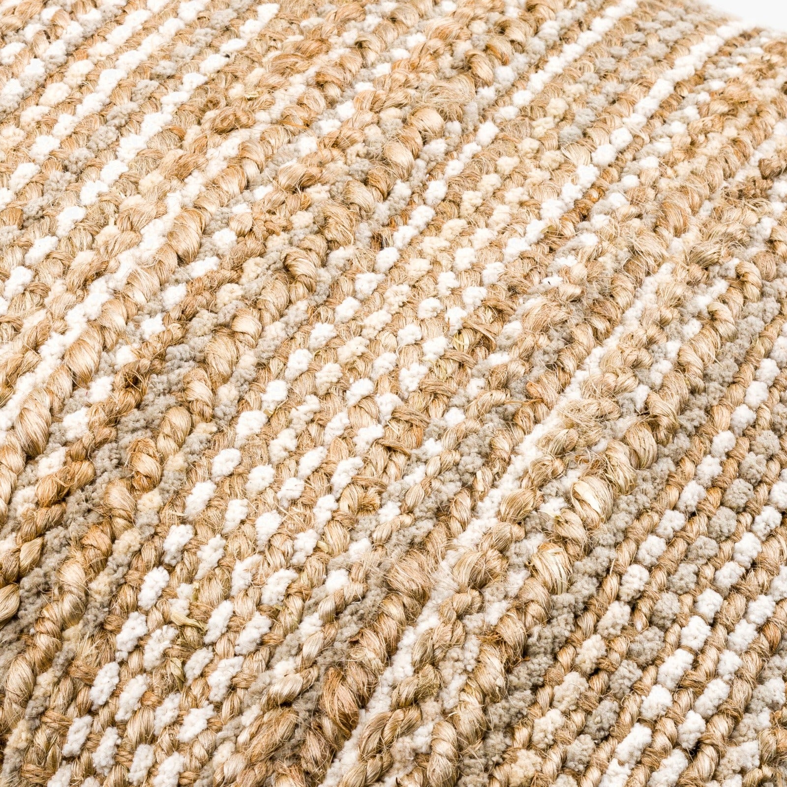 Denpasar Hand Woven Cushion in Beige by Keiichi
