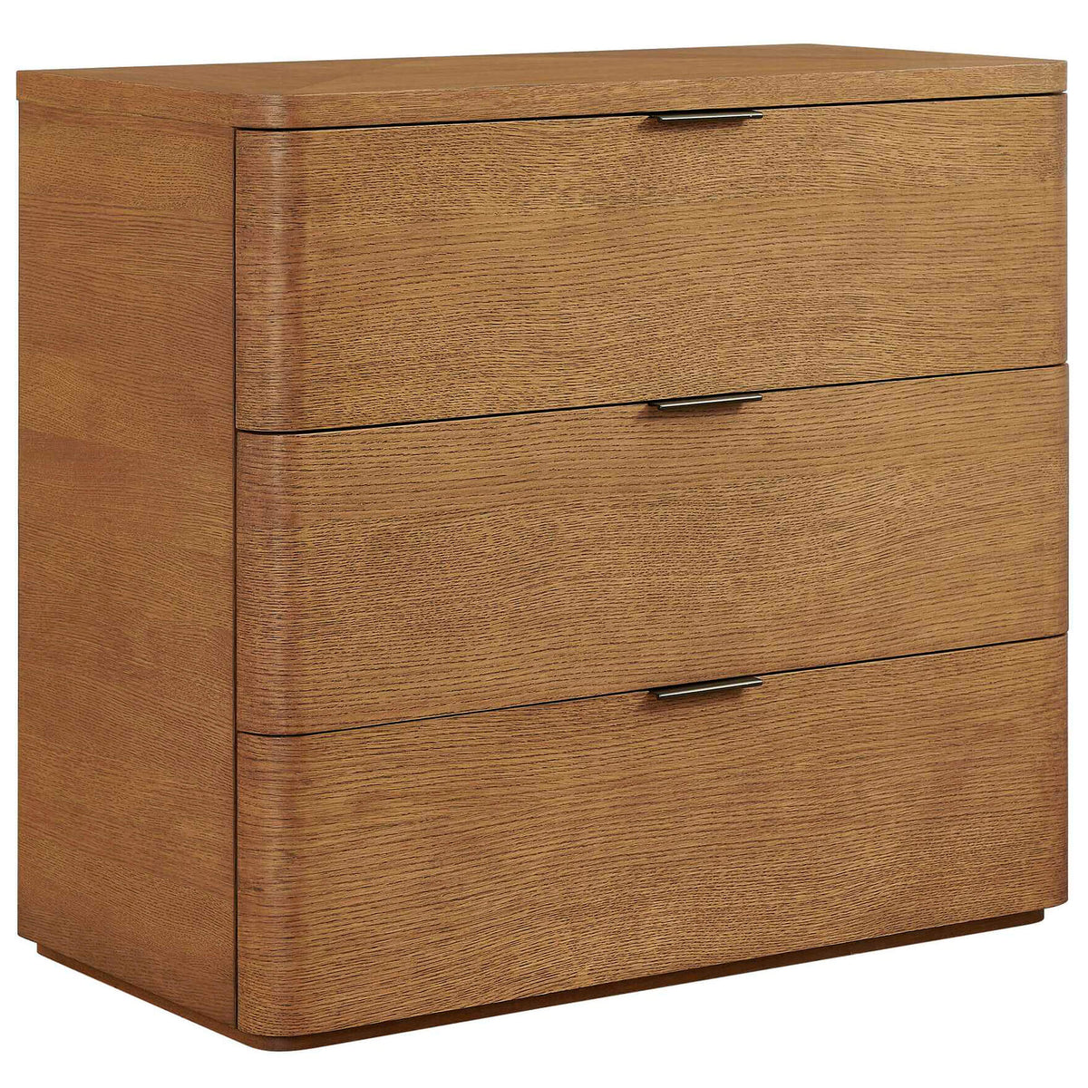 Duluth Oak 3 Drawer Chest Uttermost