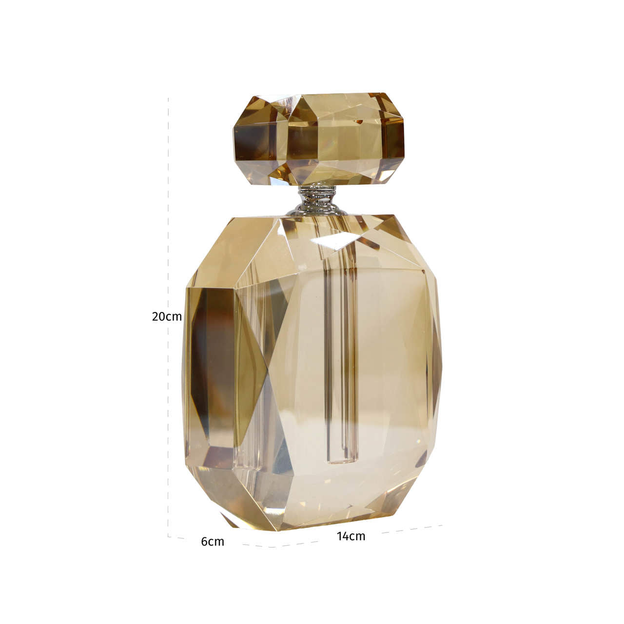 Khloe Champagne Perfume Bottle Decorative Item by Richmond Interiors