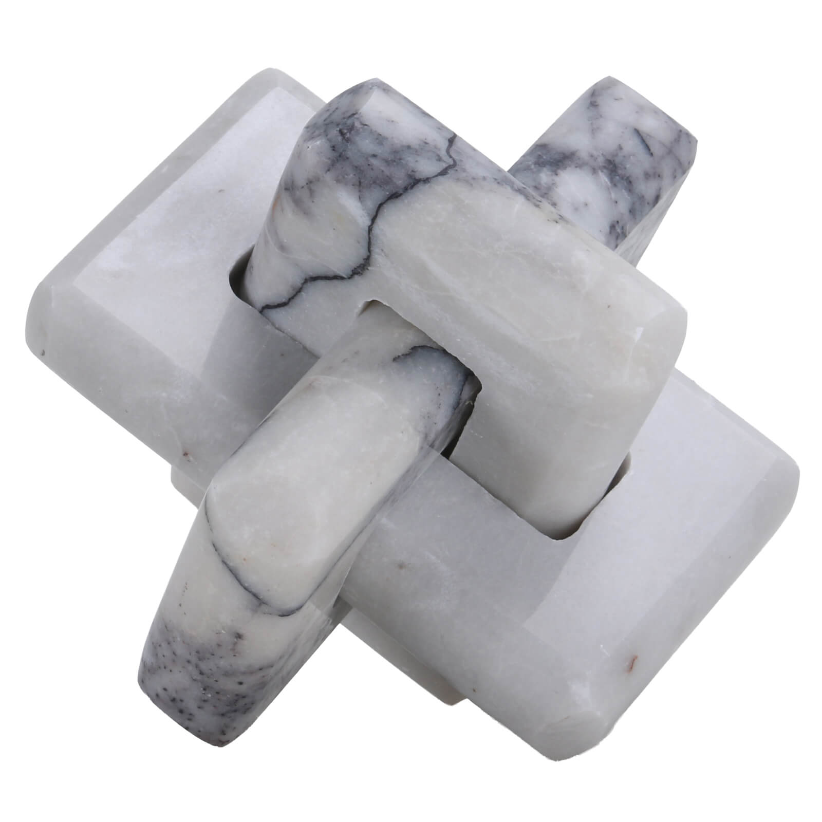 Loop Sculpture in Grey Marble - Large by Keiichi