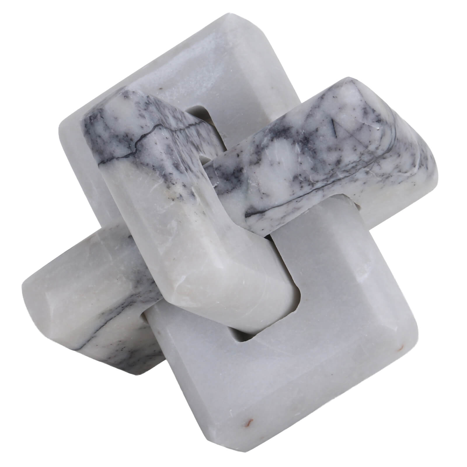 Loop Sculpture in Grey Marble - Large by Keiichi