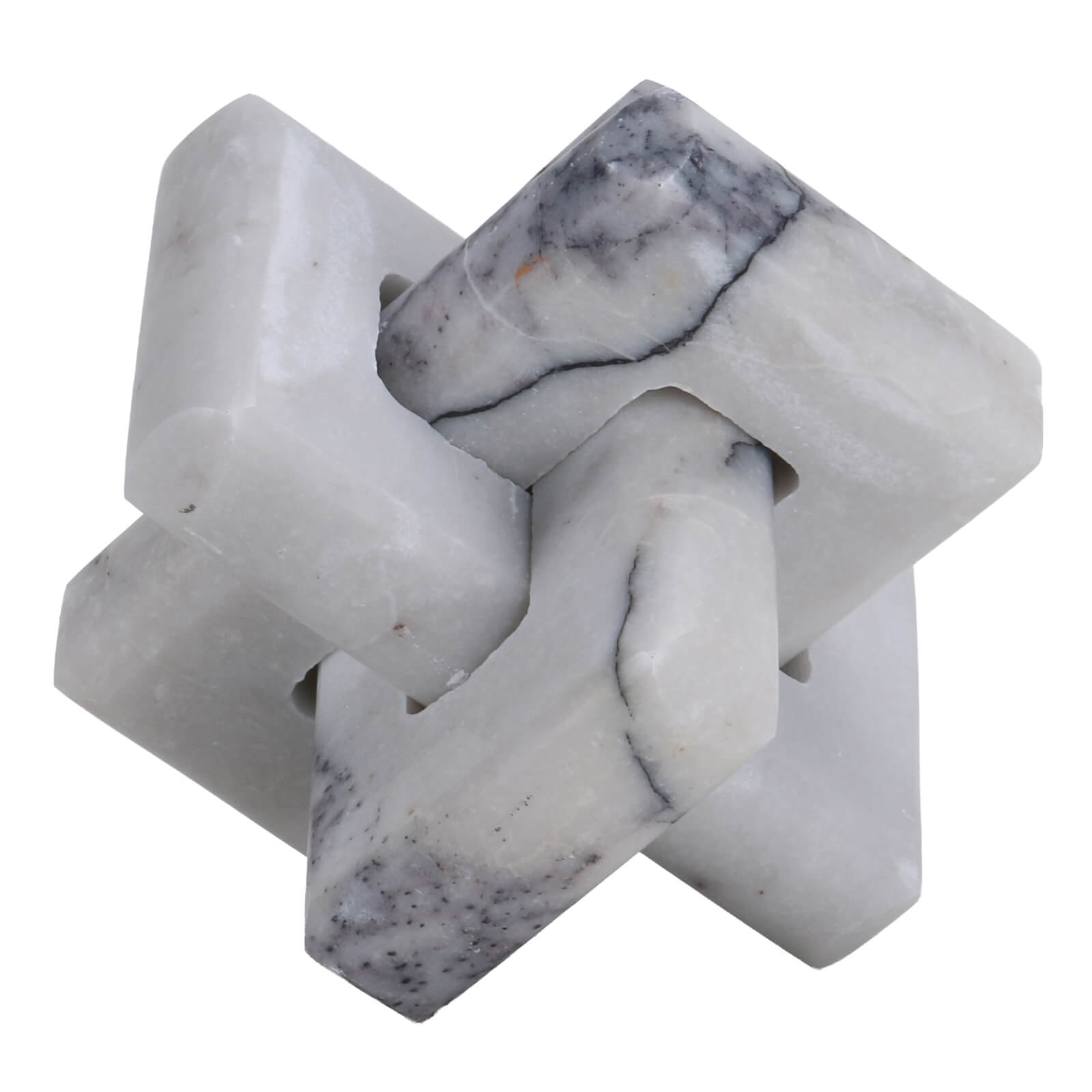 Loop Sculpture in Grey Marble - Large by Keiichi