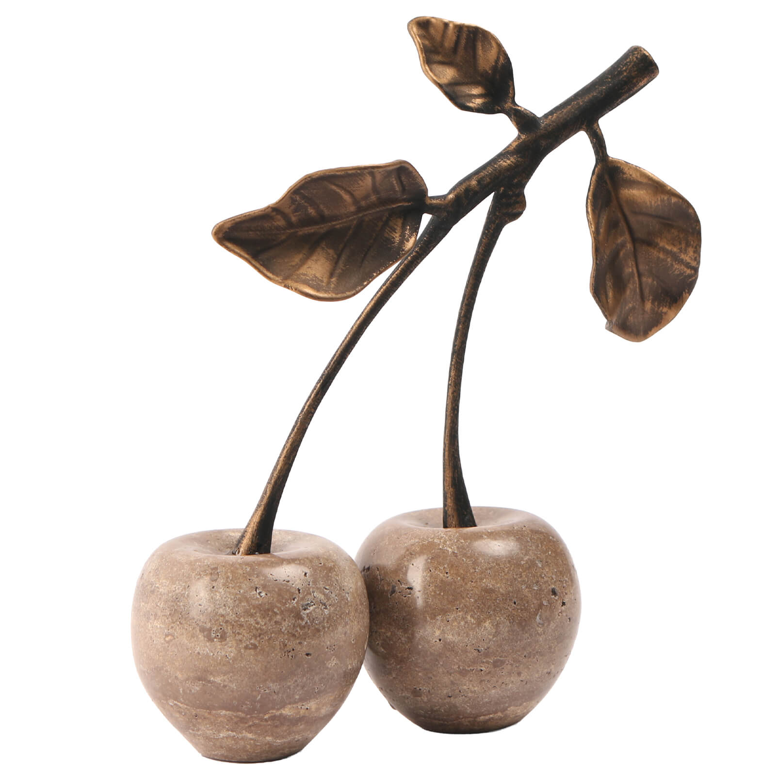 Cherry Ornament in Grey Marble by Keiichi