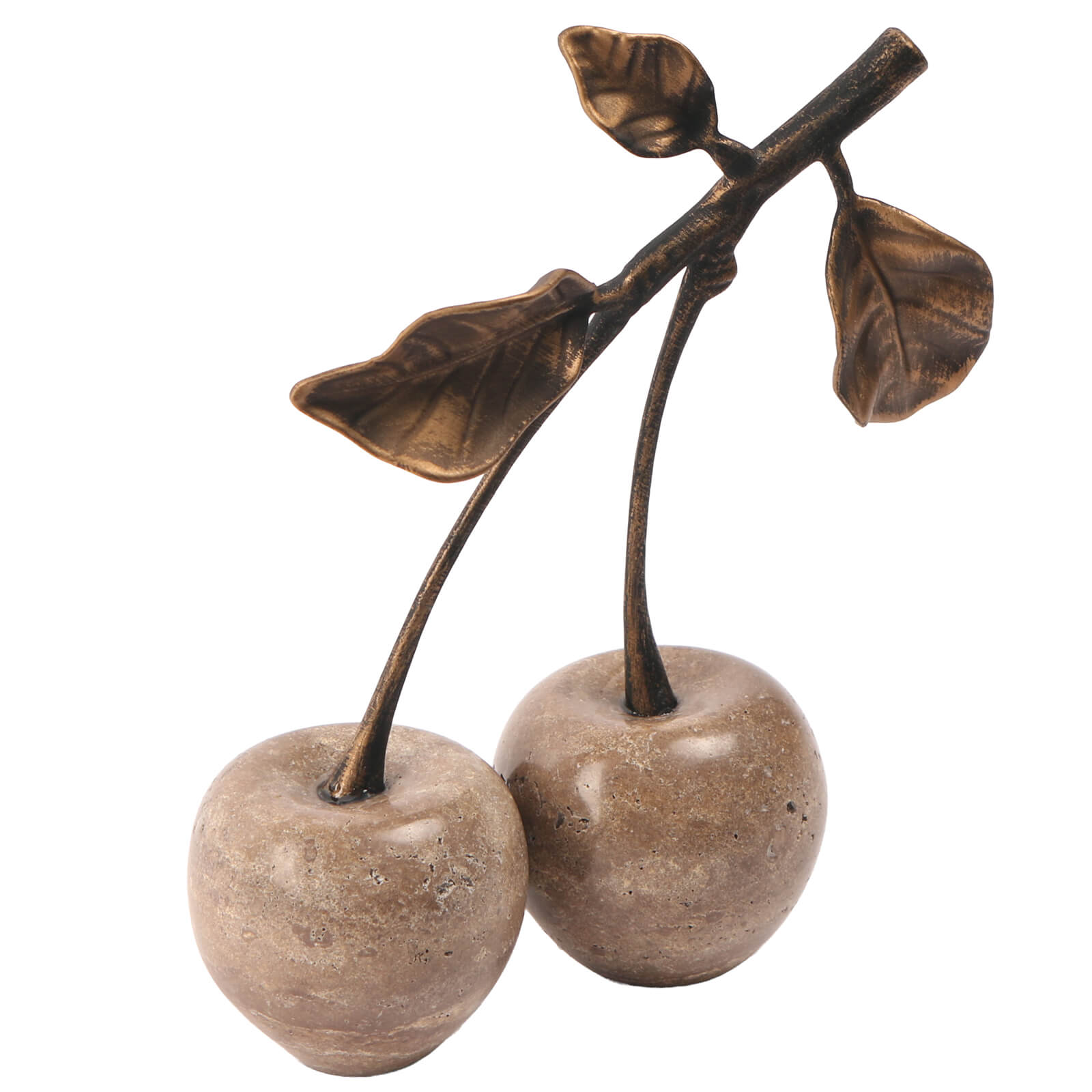 Cherry Ornament in Grey Marble by Keiichi