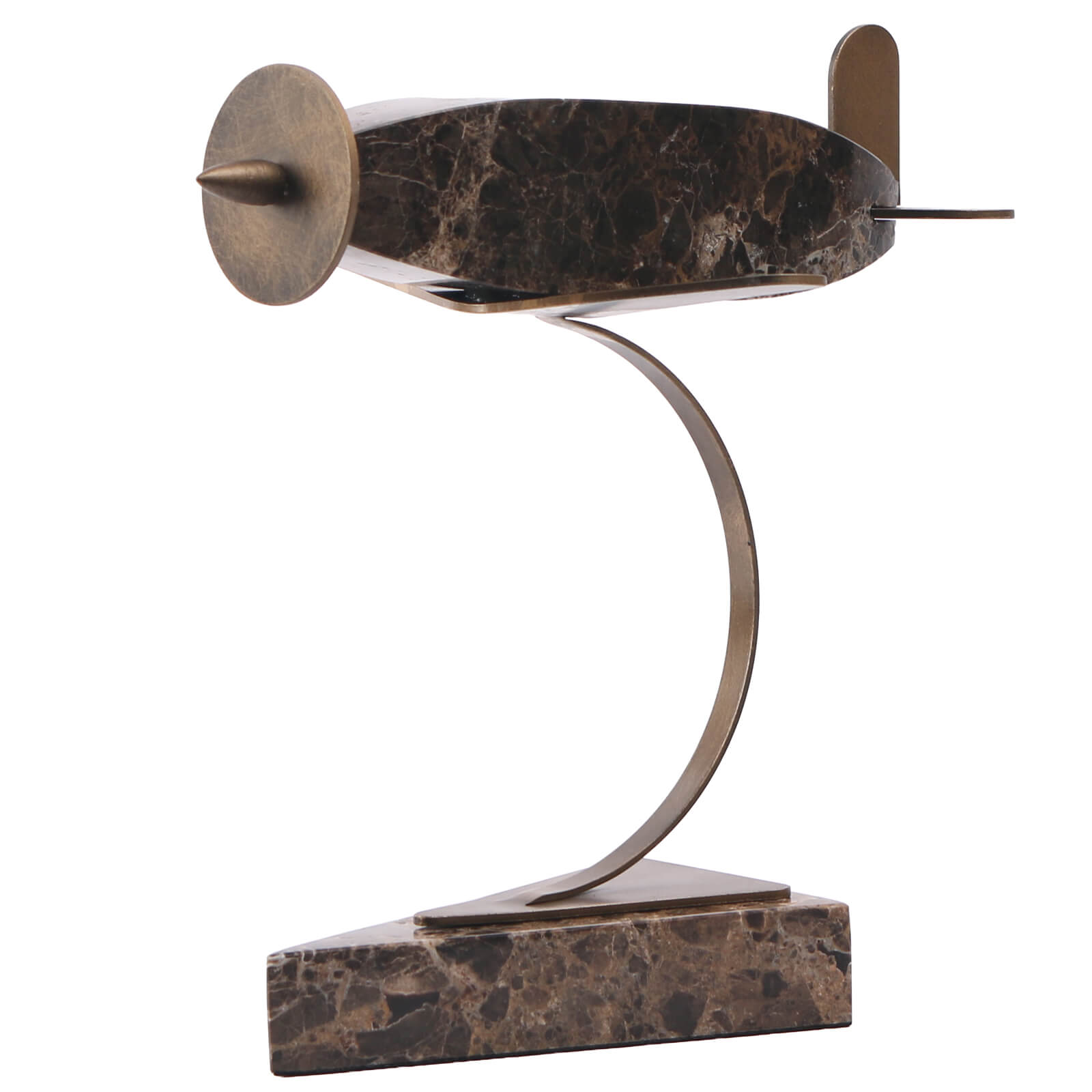Aircraft Form Sculpture in Dark by Keiichi