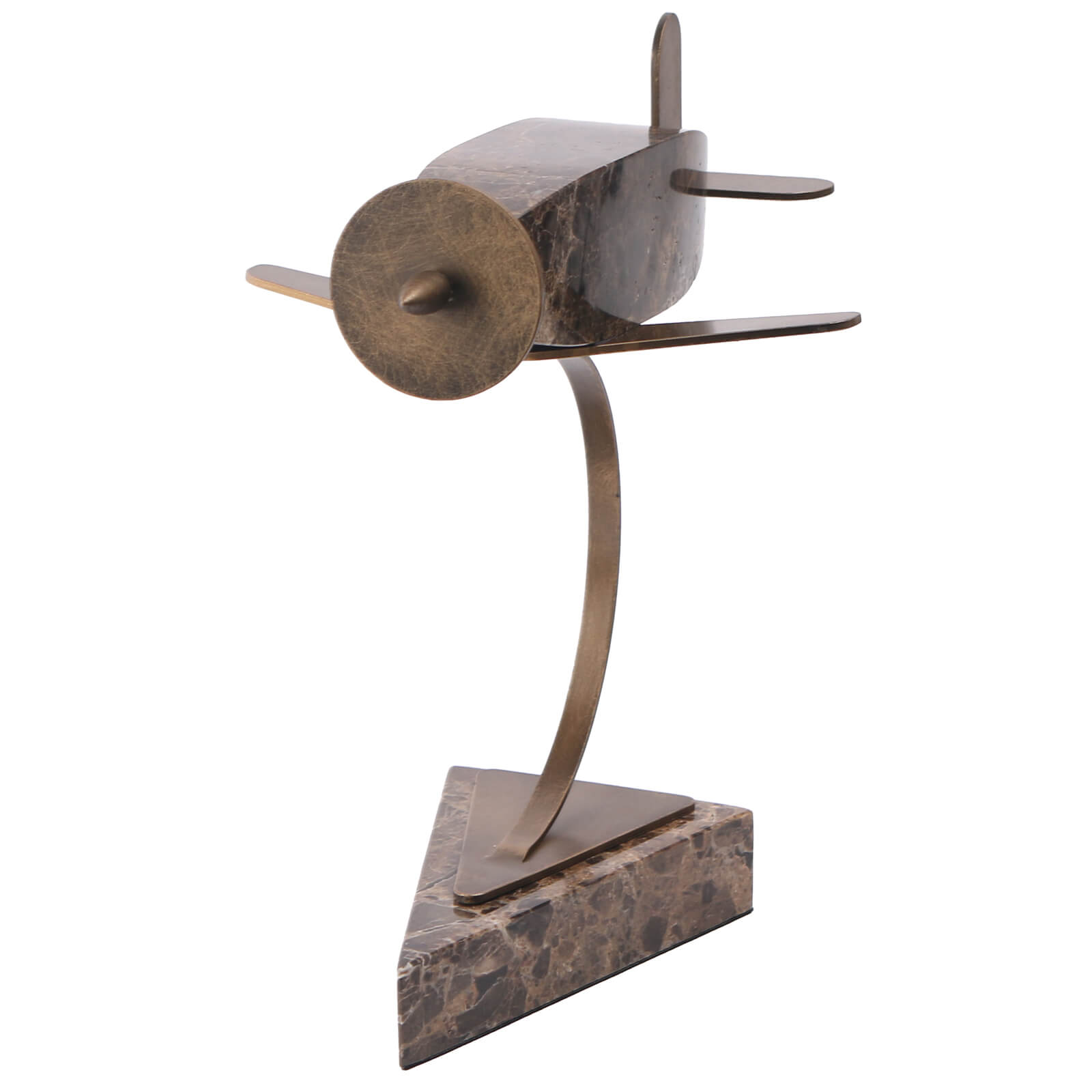 Aircraft Form Sculpture in Dark by Keiichi