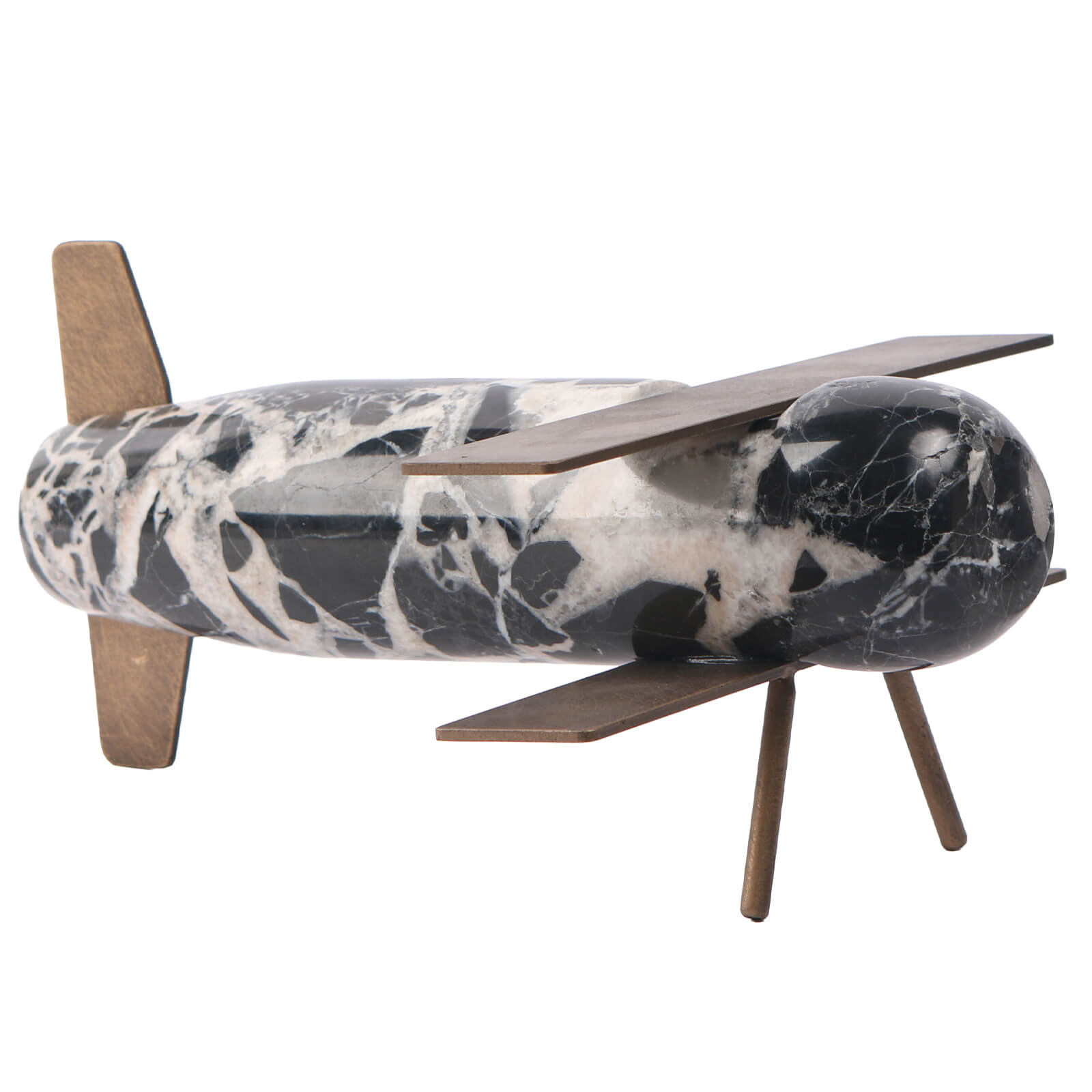 Flying Form Plane Sculpture by Keiichi