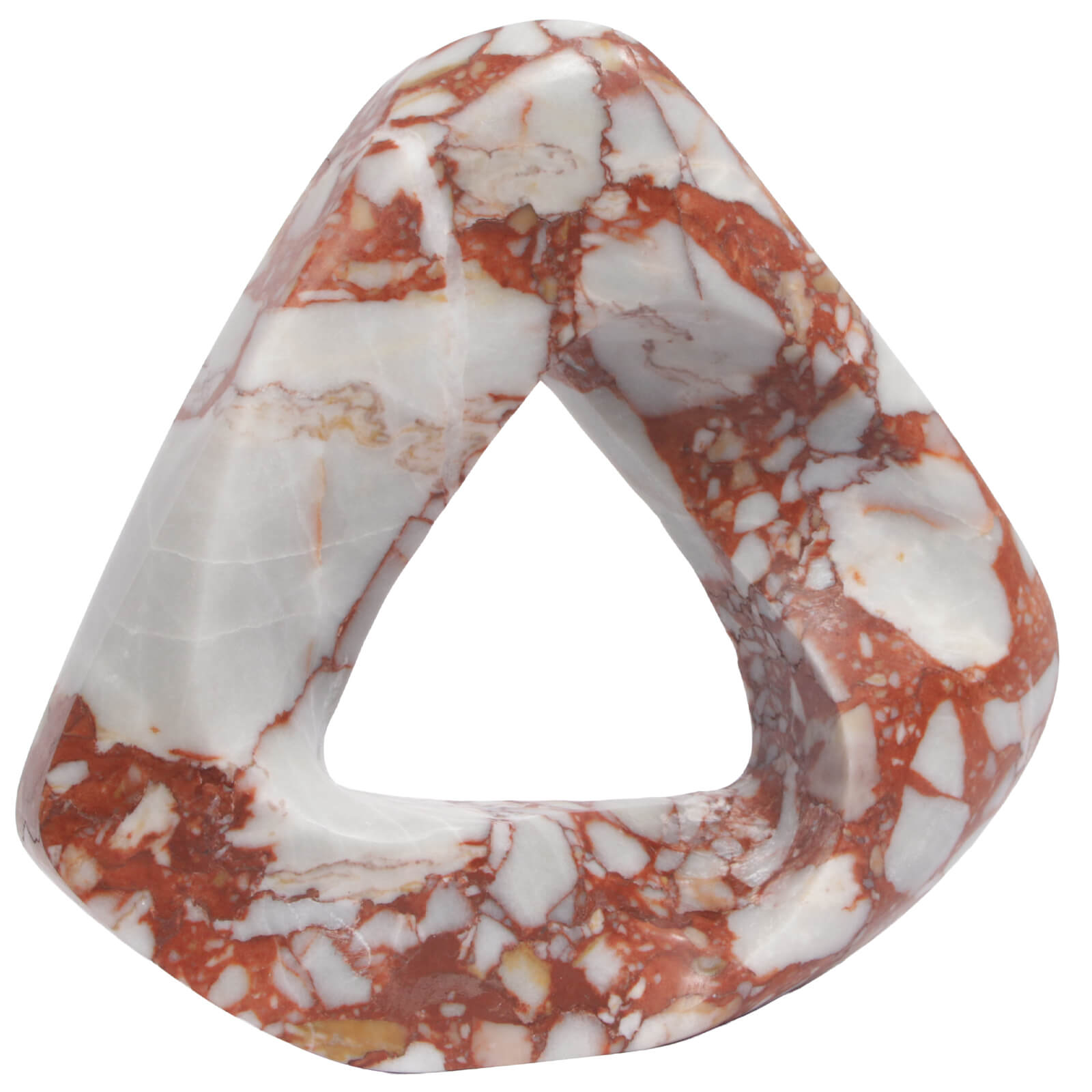 Rosso Loop Abstract Art Ornament by Keiichi