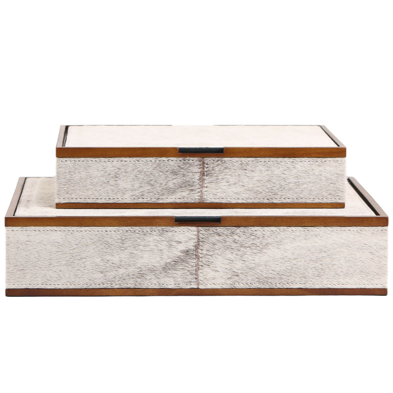Carrington Horsehair Decorative Box - Large by Keiichi