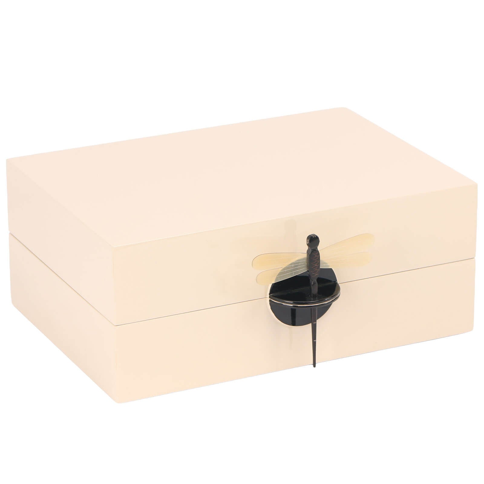 Lacquer Hinged Decorative Box - Large by Keiichi