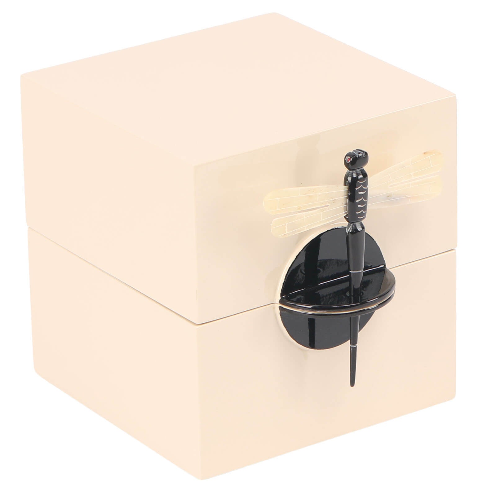 Lacquer Hinged Decorative Box - Small by Keiichi