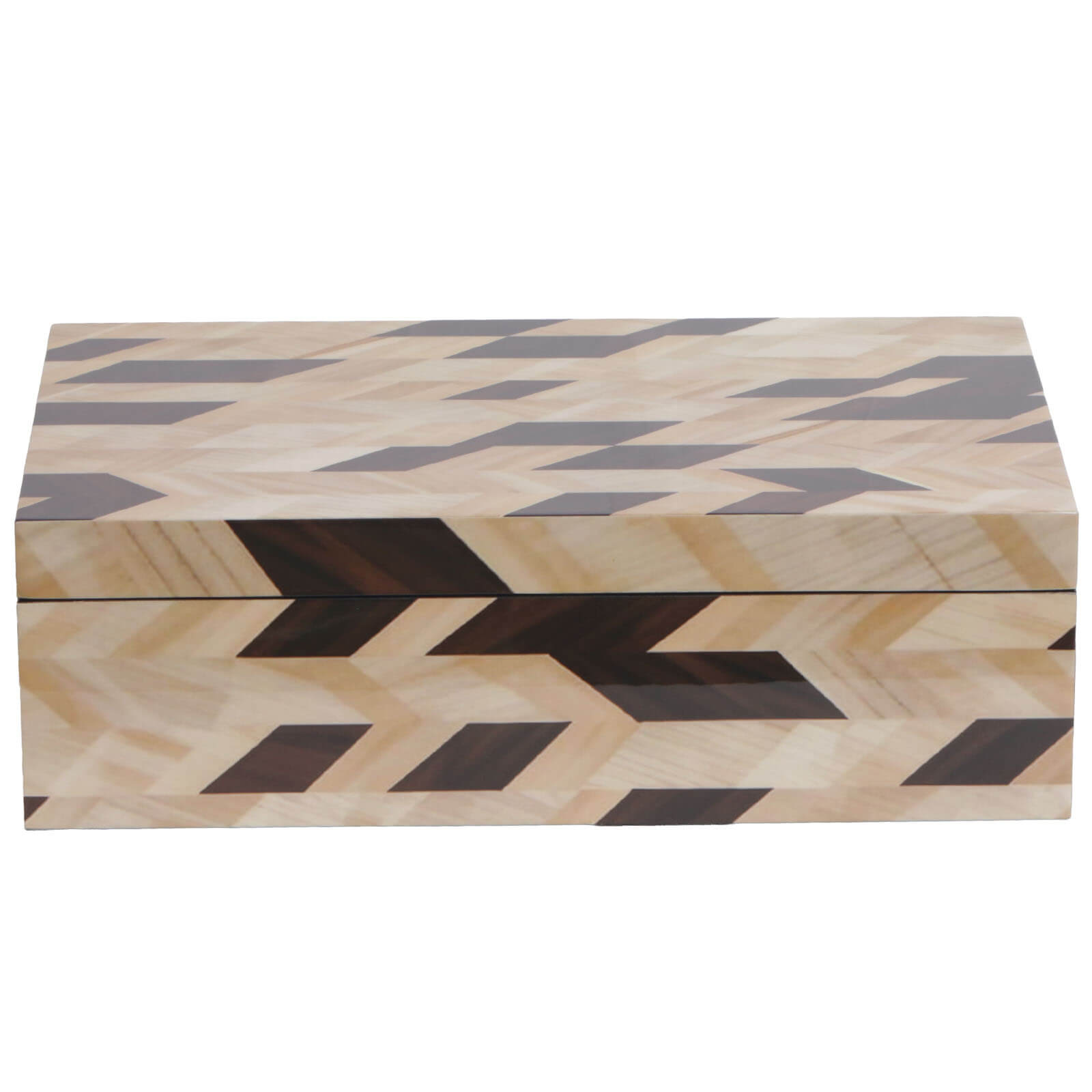 Geometric Marquetry Box by Keiichi
