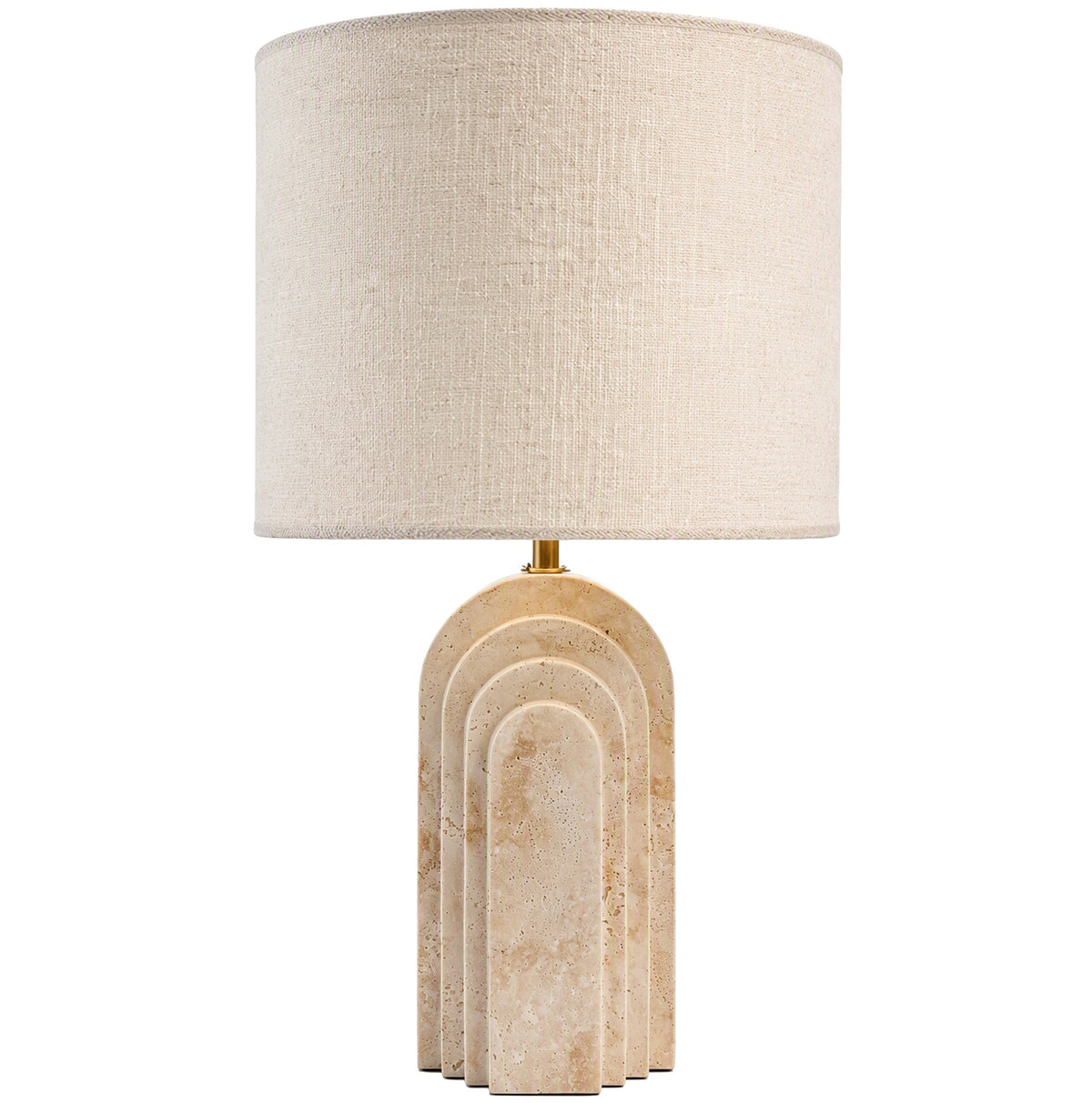 Ishtar Gate Travertine Table Lamp Keiichi