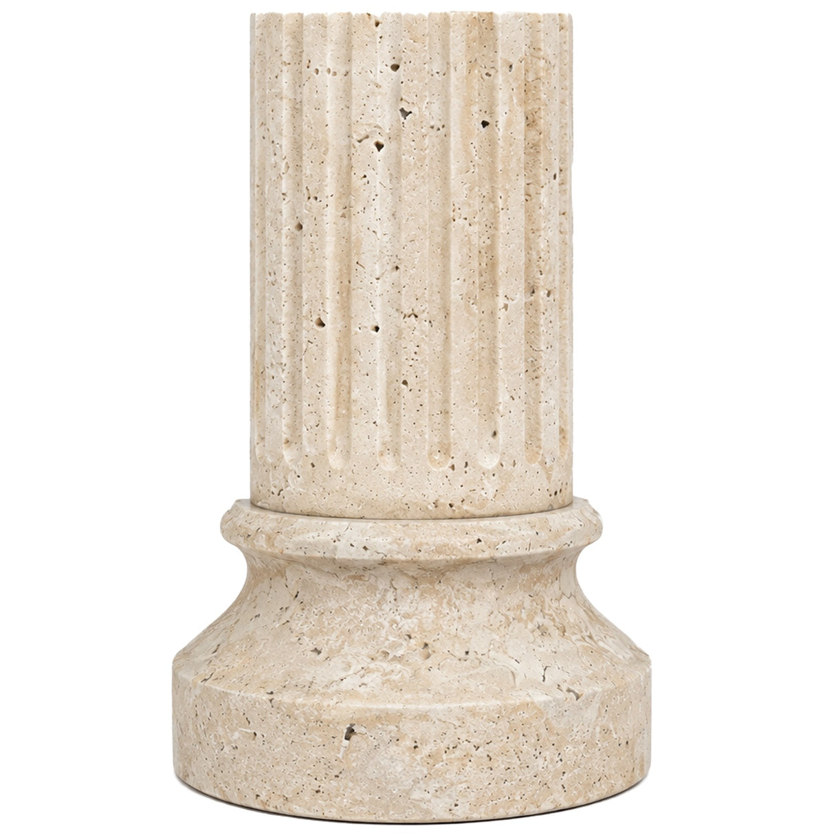 Lachlan Pillar Bookend in Travertine - Single Keiichi