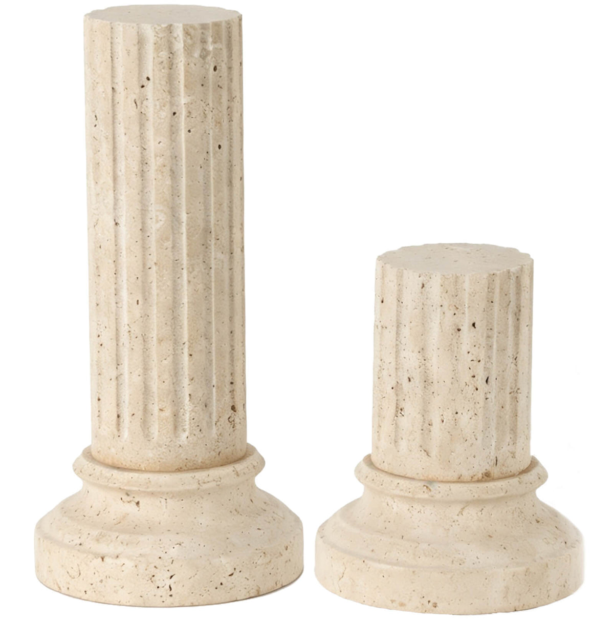 Marcello Decorative Object in Travertine - Small Keiichi