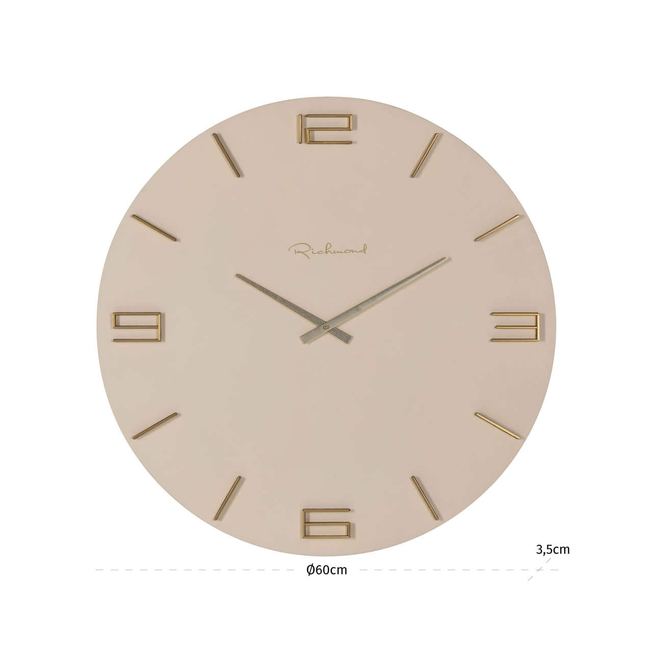 Byram Tapioca Wall Clock by Richmond Interiors