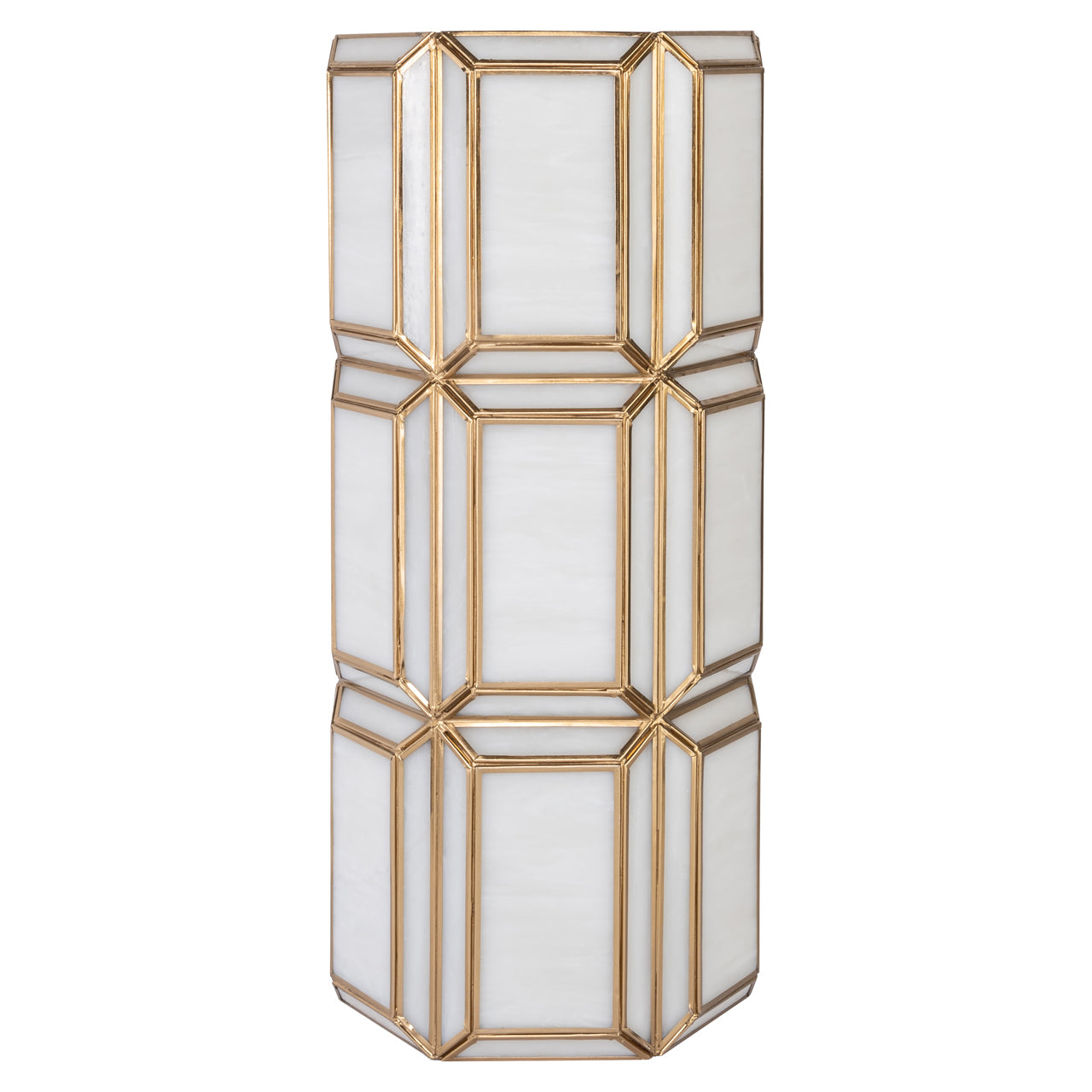 Emilia Antique Brass Hurricane Light - Large by Richmond Interiors