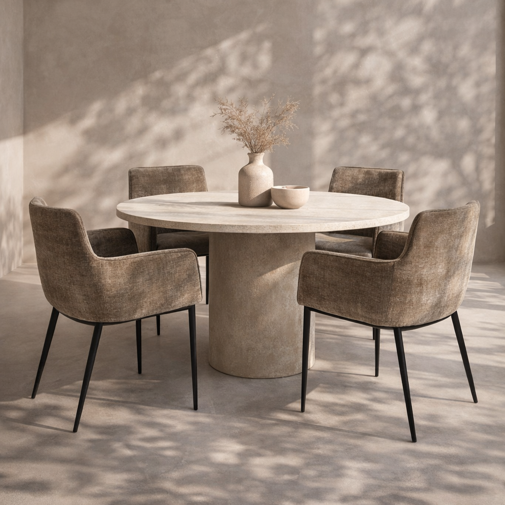 Kim Gisele Olive Dining Chair by Tommy Franks