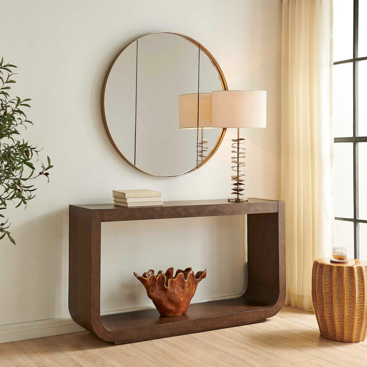 Flores Modern Console Table Uttermost