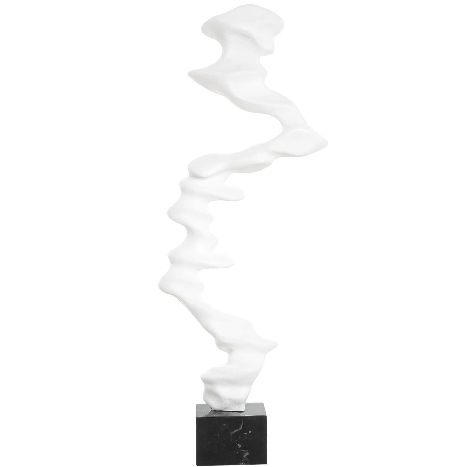 Flux Indoor-Outdoor White Sculpture by Uttermost