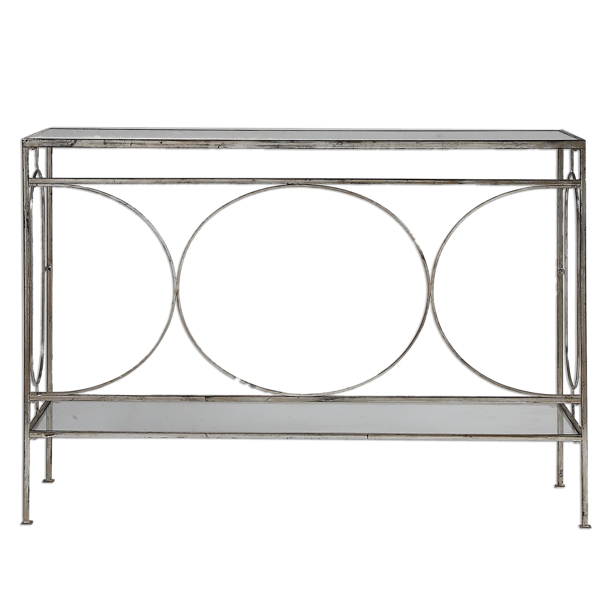 Luano Silver Console Table by Uttermost
