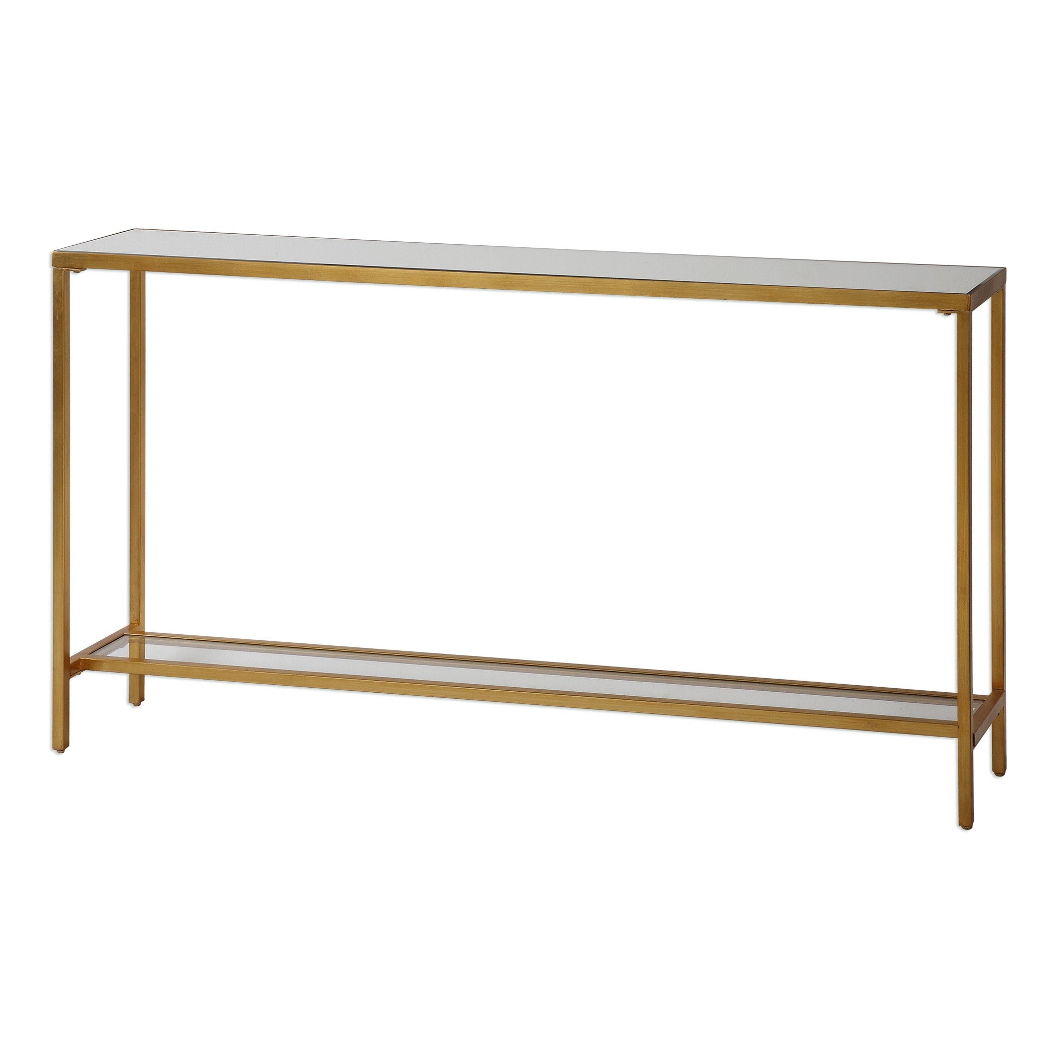 Hayley Gold Console Table by Uttermost
