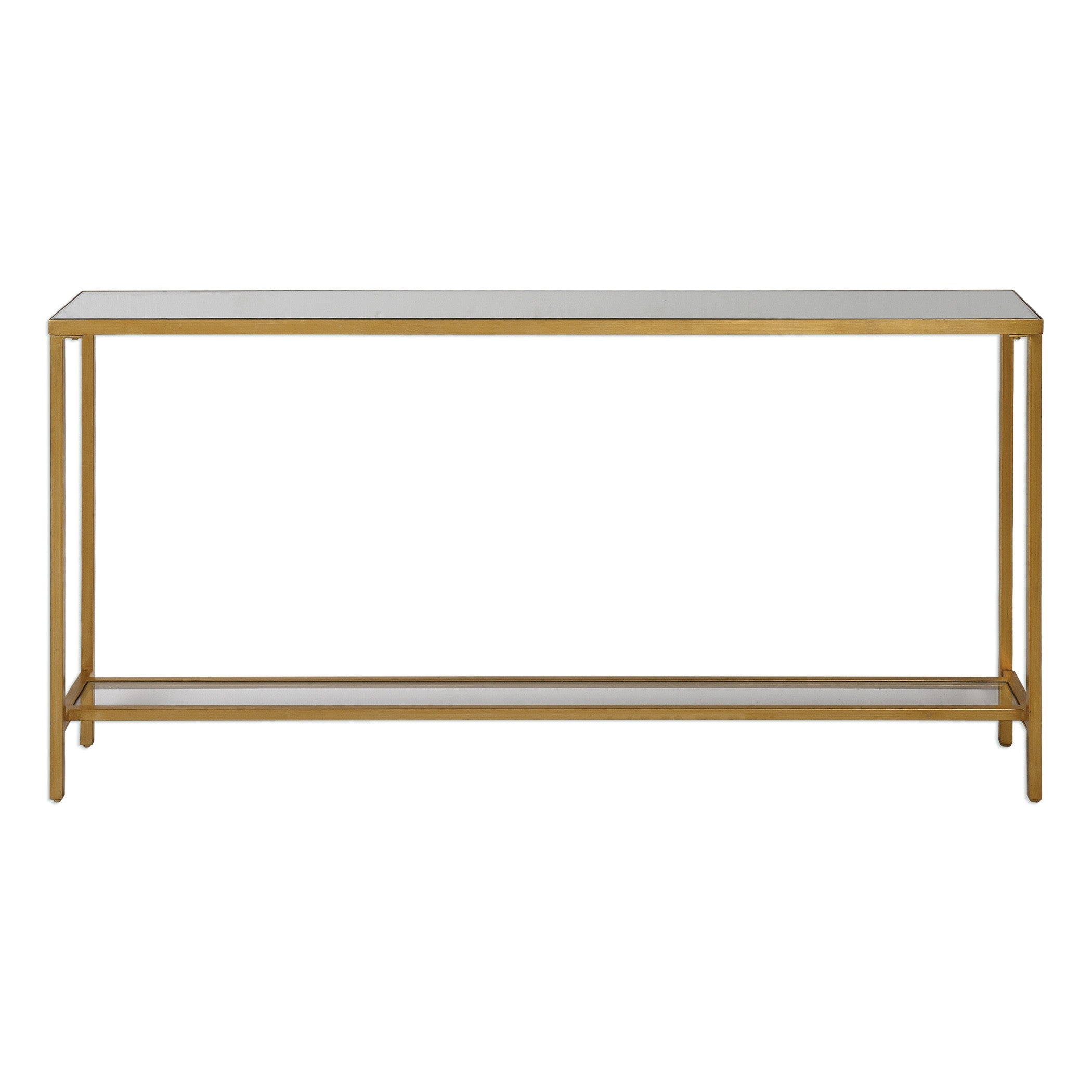 Hayley Gold Console Table by Uttermost