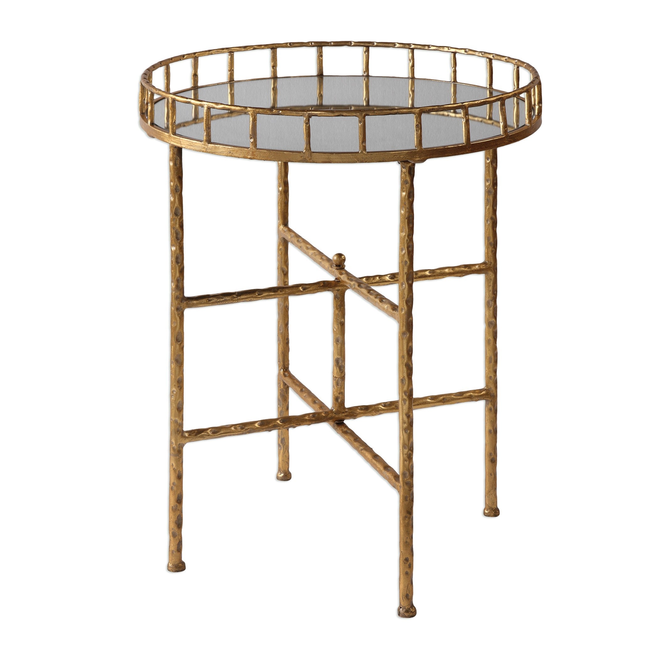 Tilly Bright Gold Accent Table by Uttermost