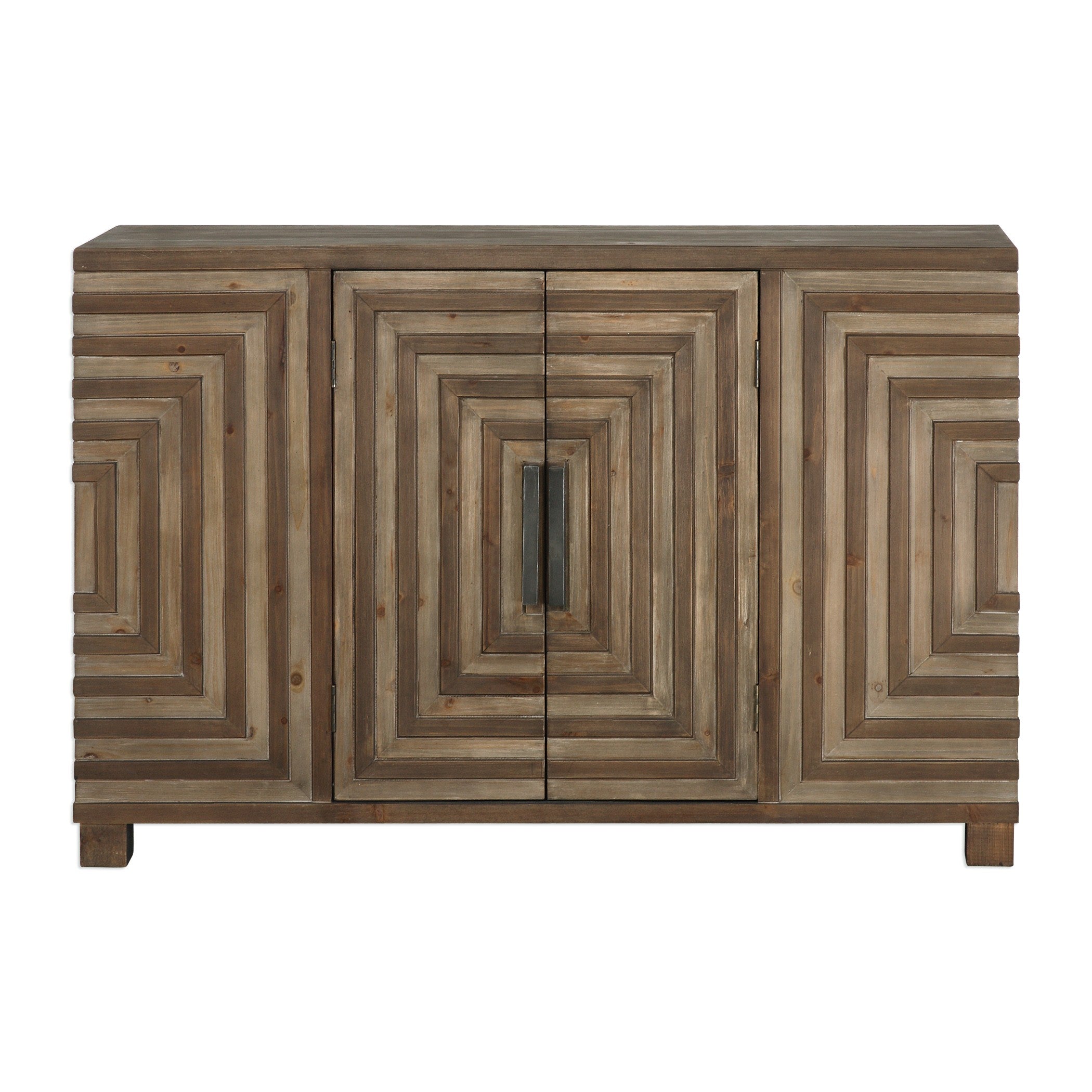 Layton Geometric Console Cabinet by Uttermost