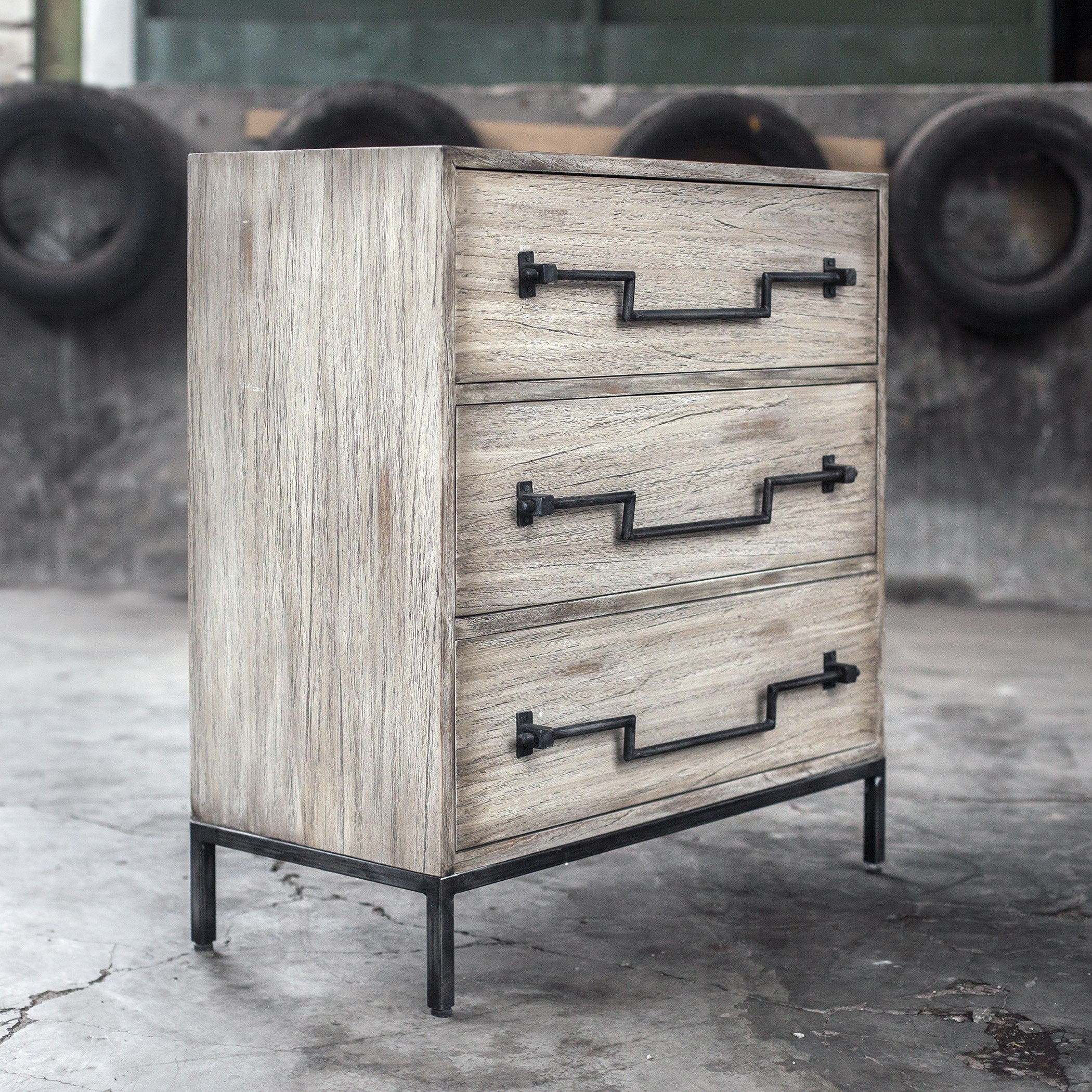 Jory Aged Ivory Accent Chest by Uttermost