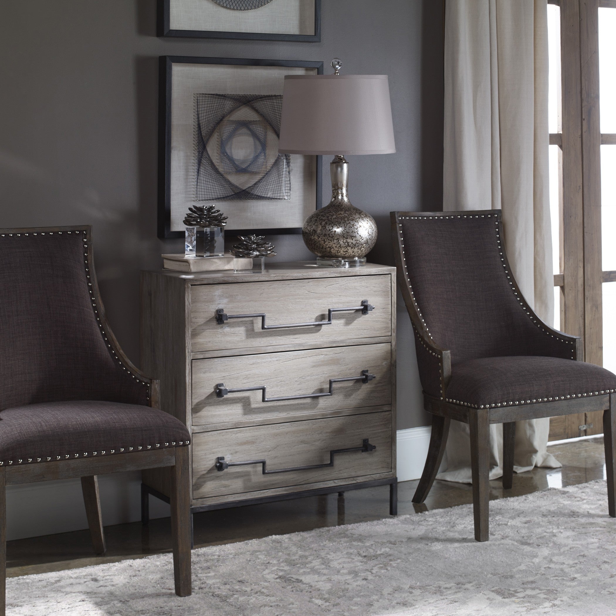 Jory Aged Ivory Accent Chest by Uttermost