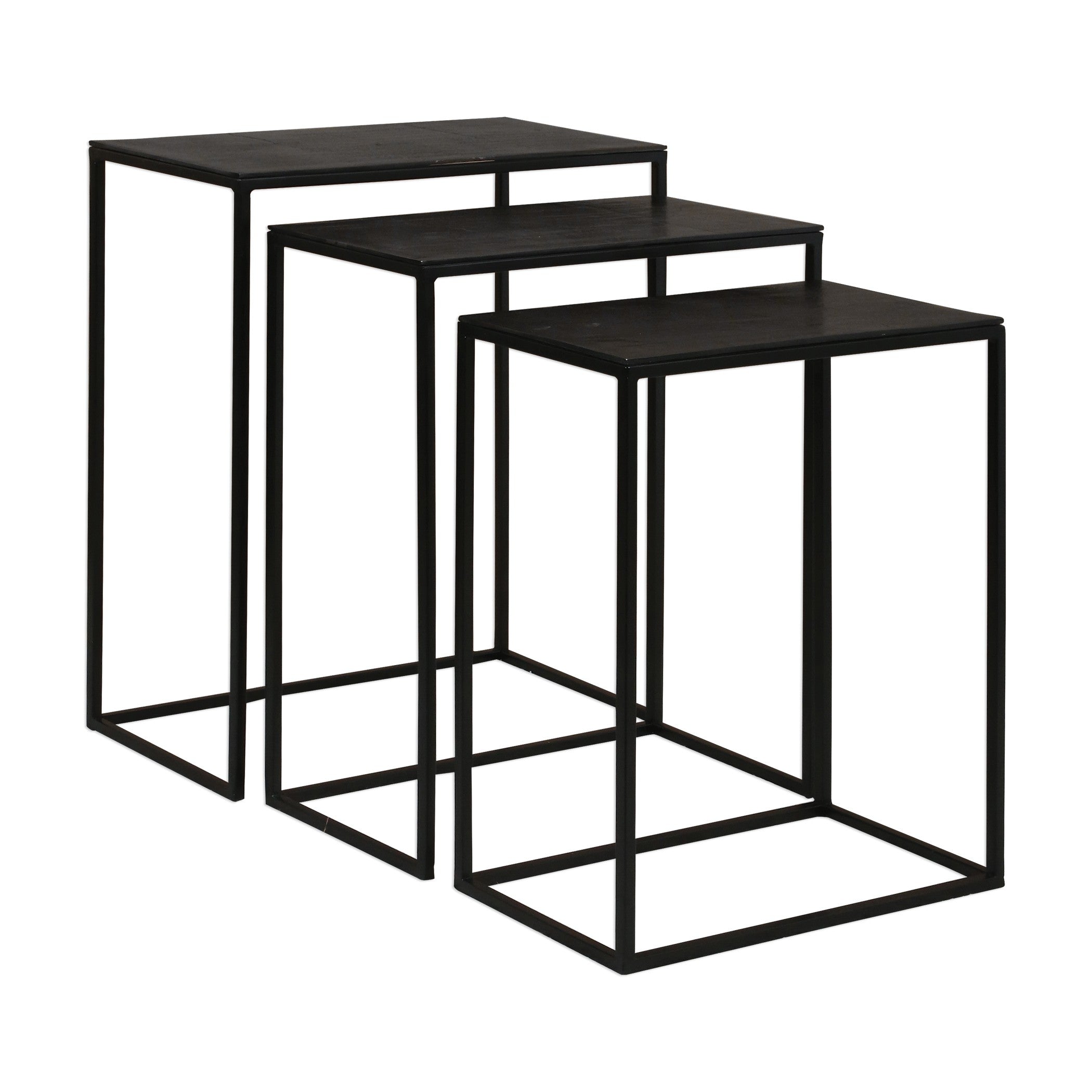 Coreene Iron Nesting Tables - Set of 3 by Uttermost