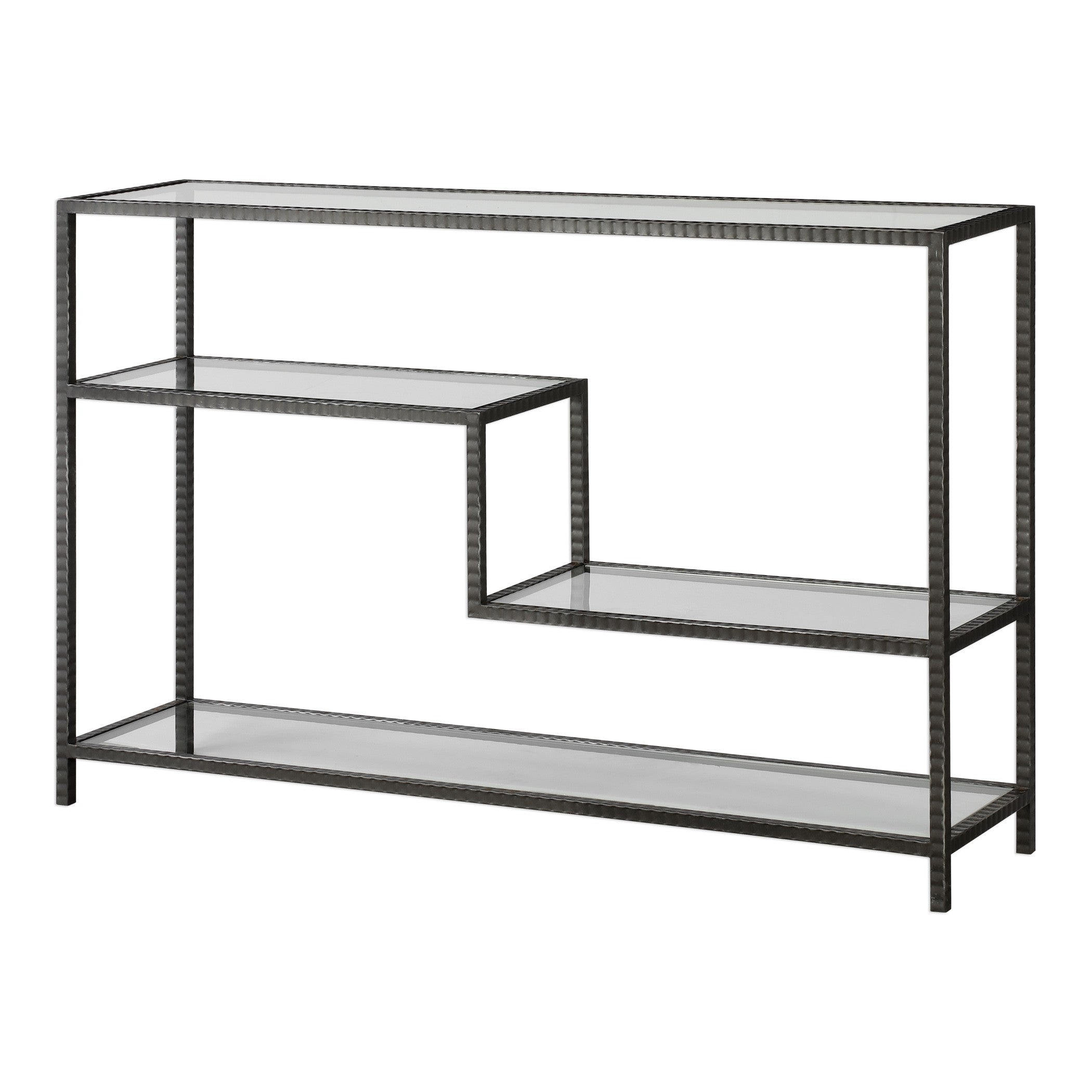 Leo Industrial Console Table by Uttermost