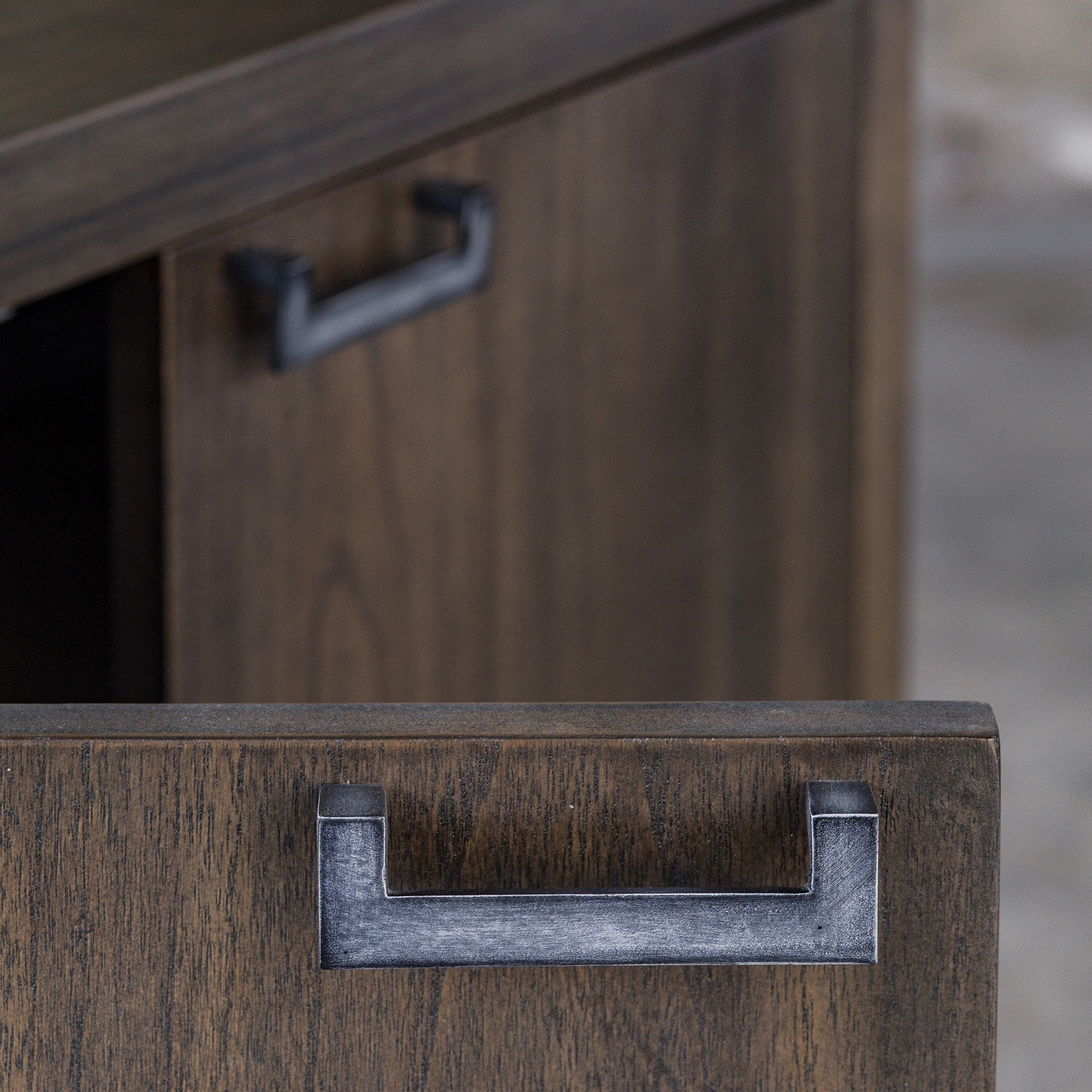 Nadie Light Walnut Console Cabinet by Uttermost
