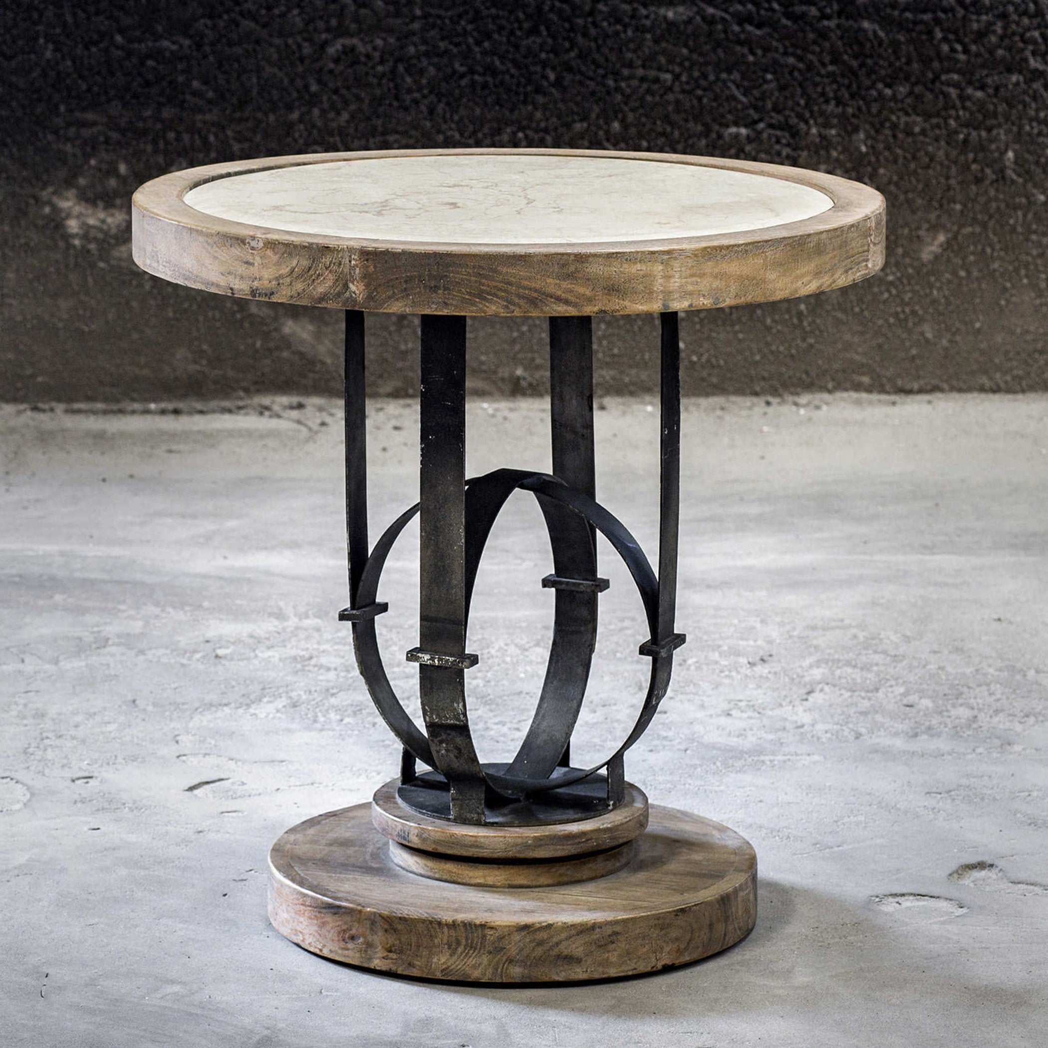 Sydney Light Oak Side Table by Uttermost