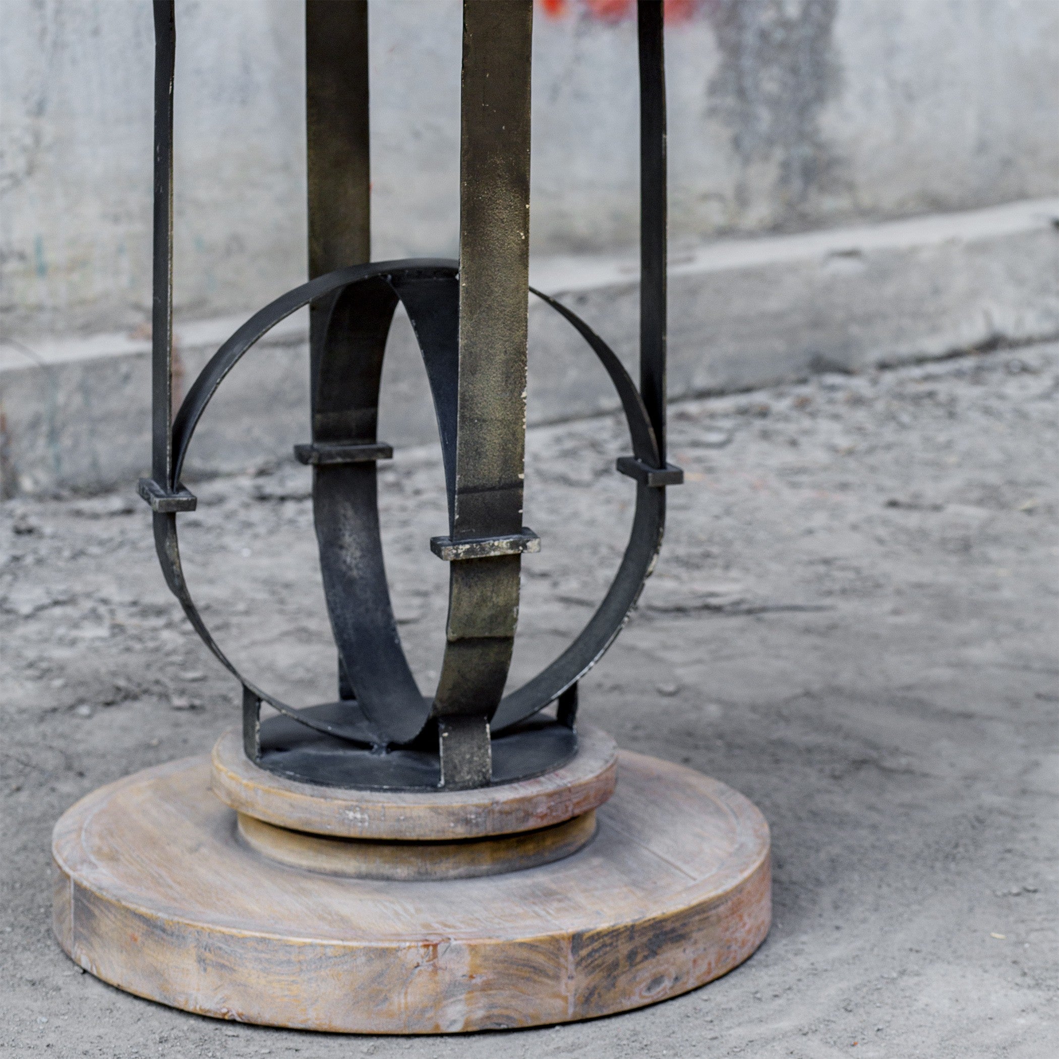 Sydney Light Oak Side Table by Uttermost