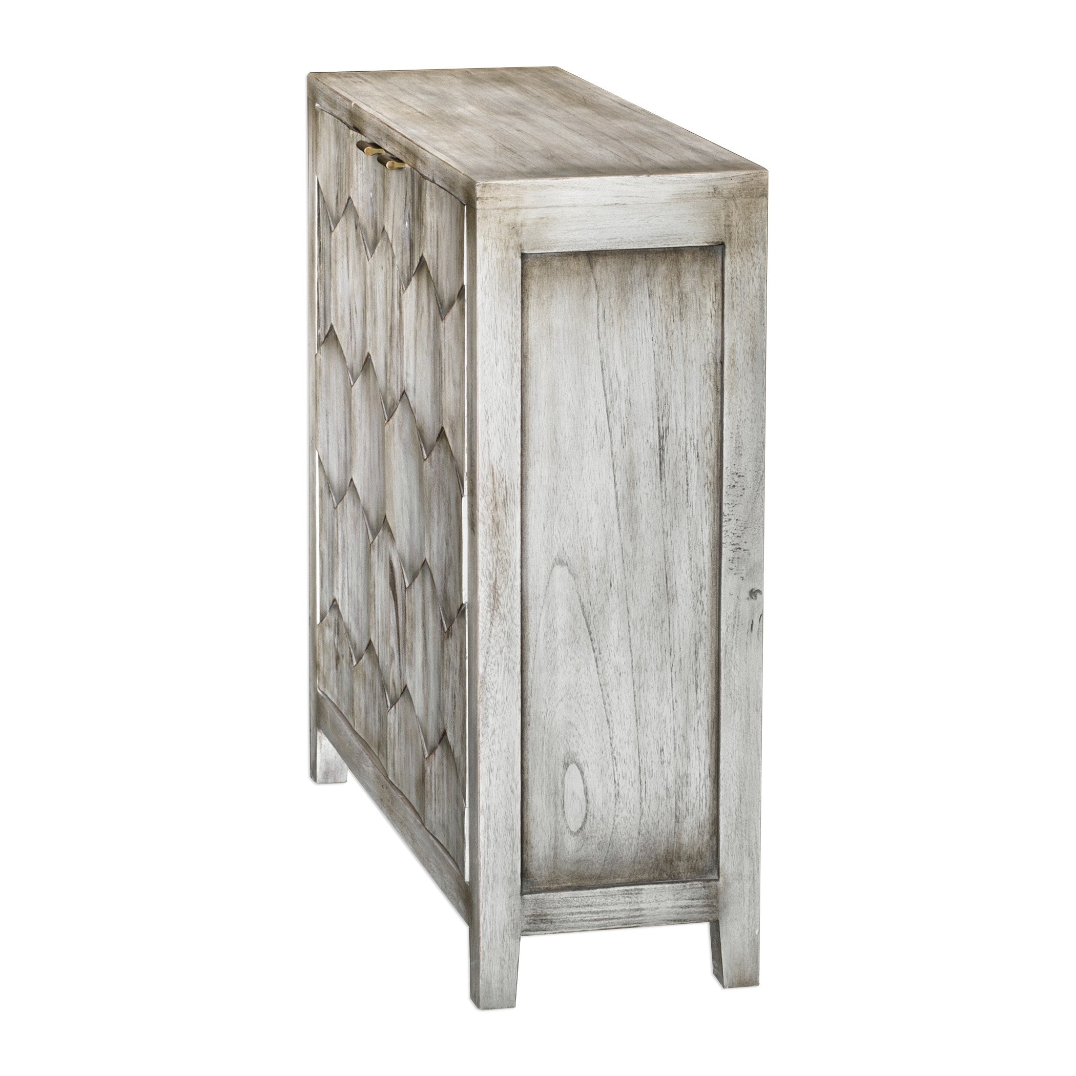 Catori Smoked Ivory Console Cabinet by Uttermost