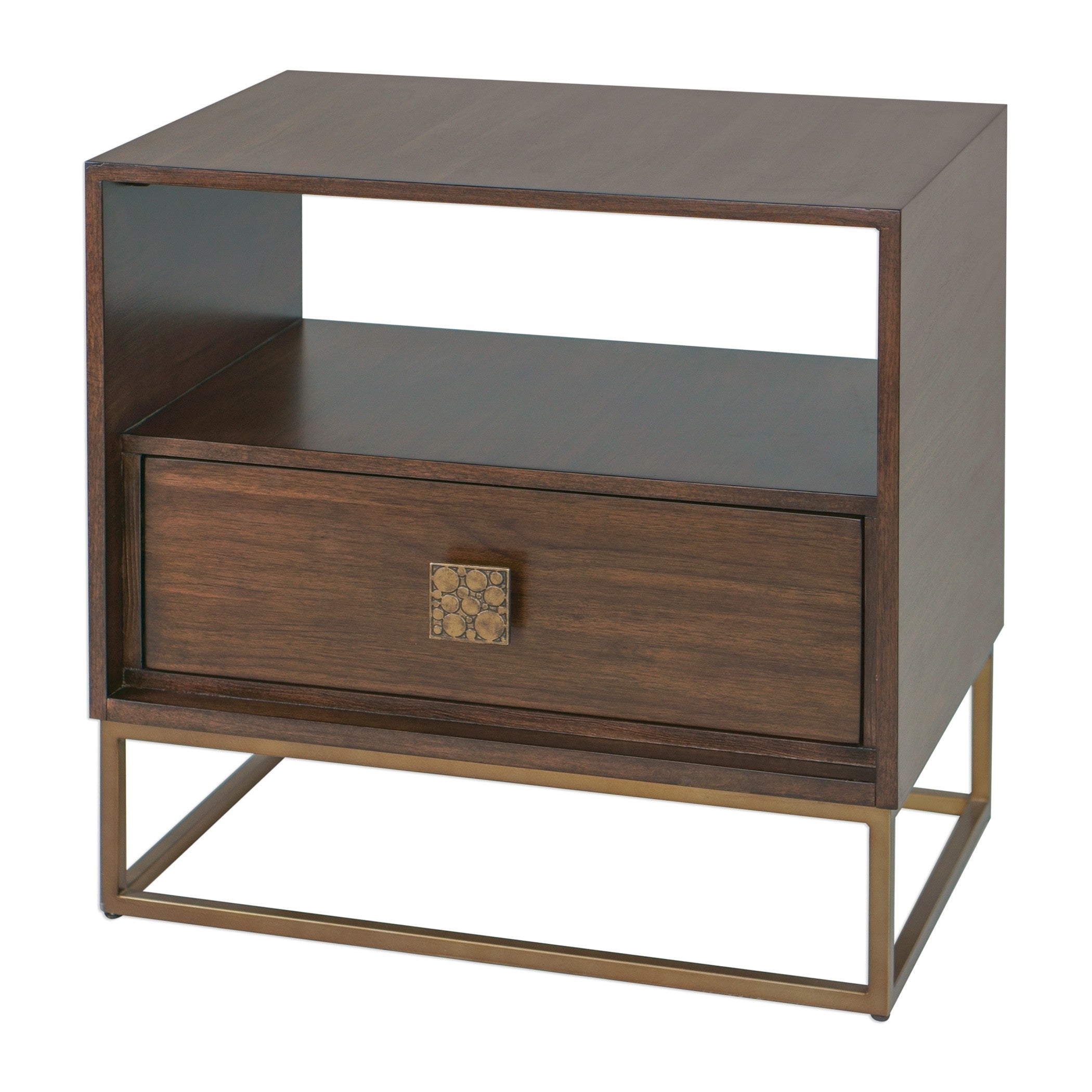 Bexley Walnut Side Table by Uttermost