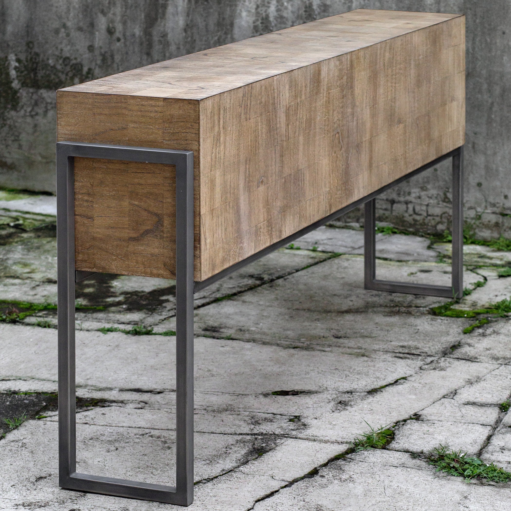 Nevis Contemporary Console Table by Uttermost