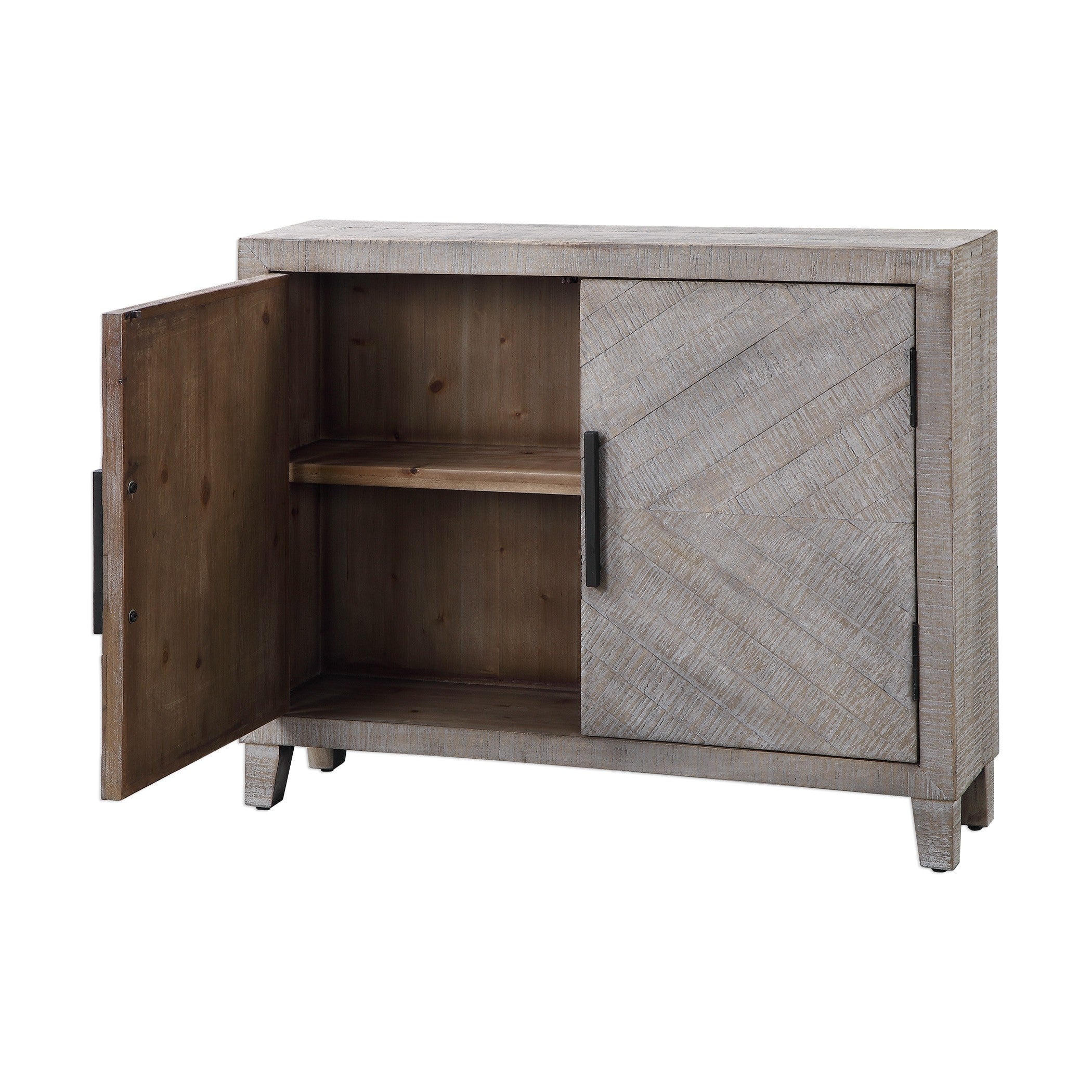 Adalind White Washed Accent Cabinet by Uttermost