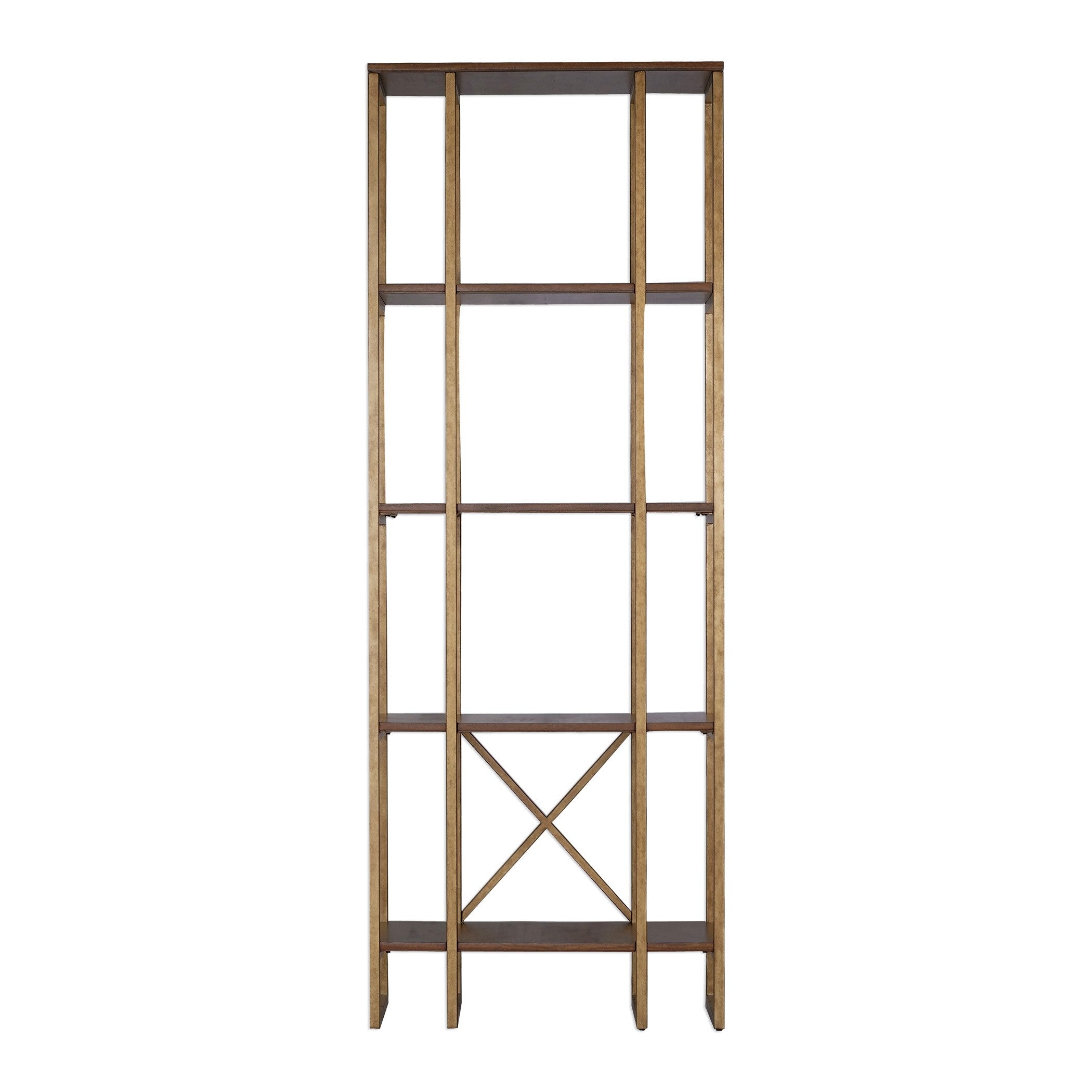 Karishma Antique Gold Etagere by Uttermost