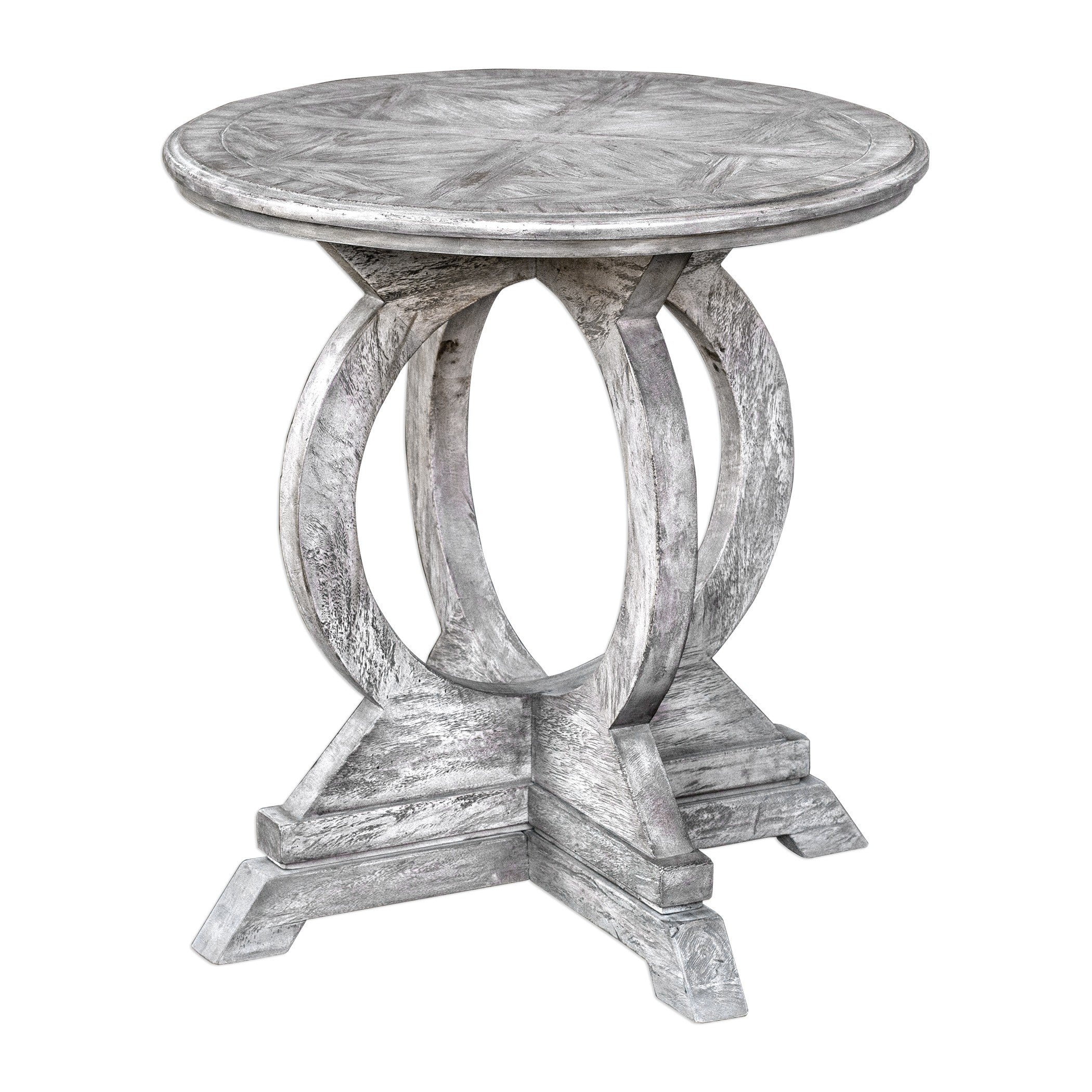 Maiva White Side Table by Uttermost