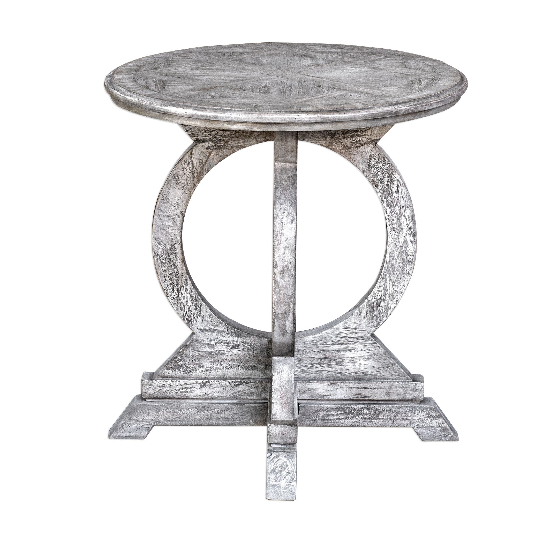 Maiva White Side Table by Uttermost
