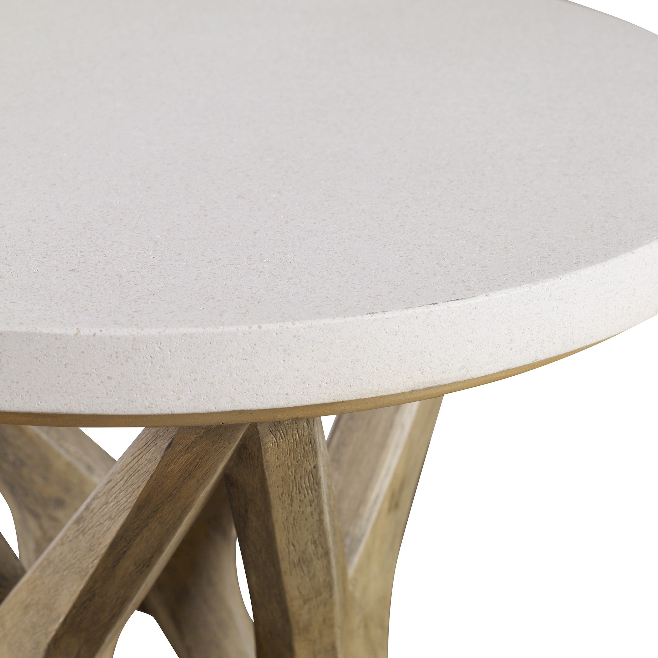 Marnie Limestone Side Table by Uttermost