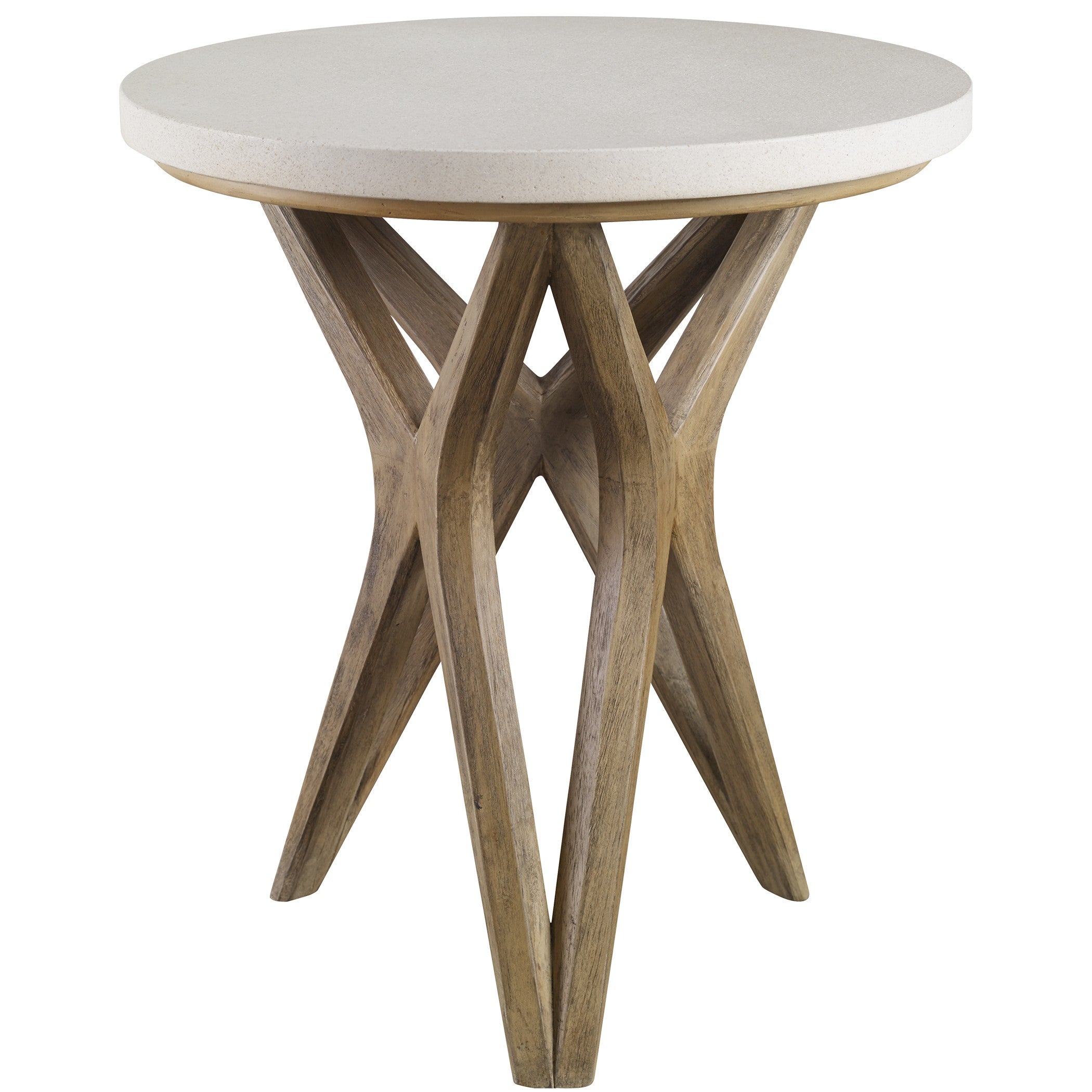 Marnie Limestone Side Table by Uttermost