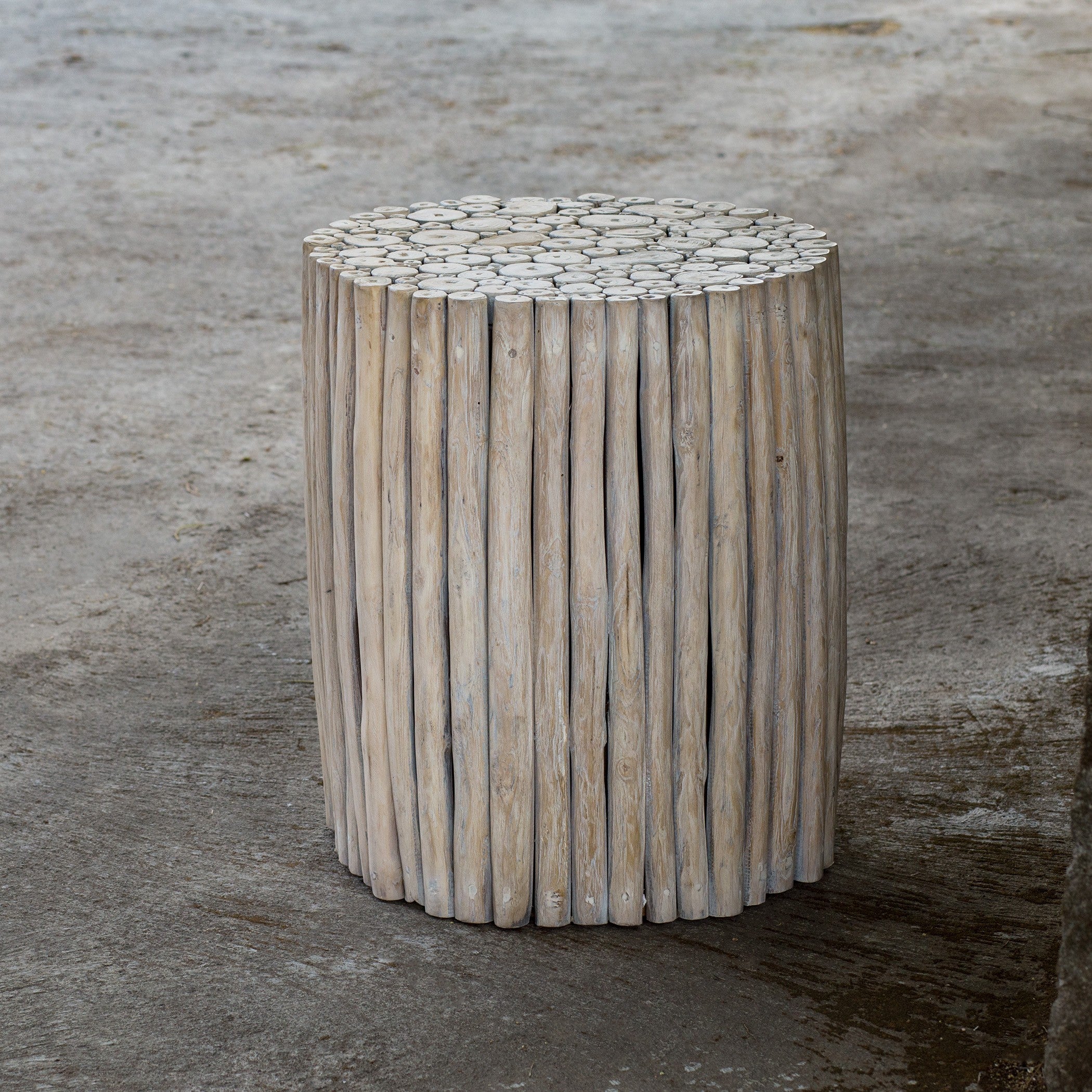 Tectona Teak End Table by Uttermost