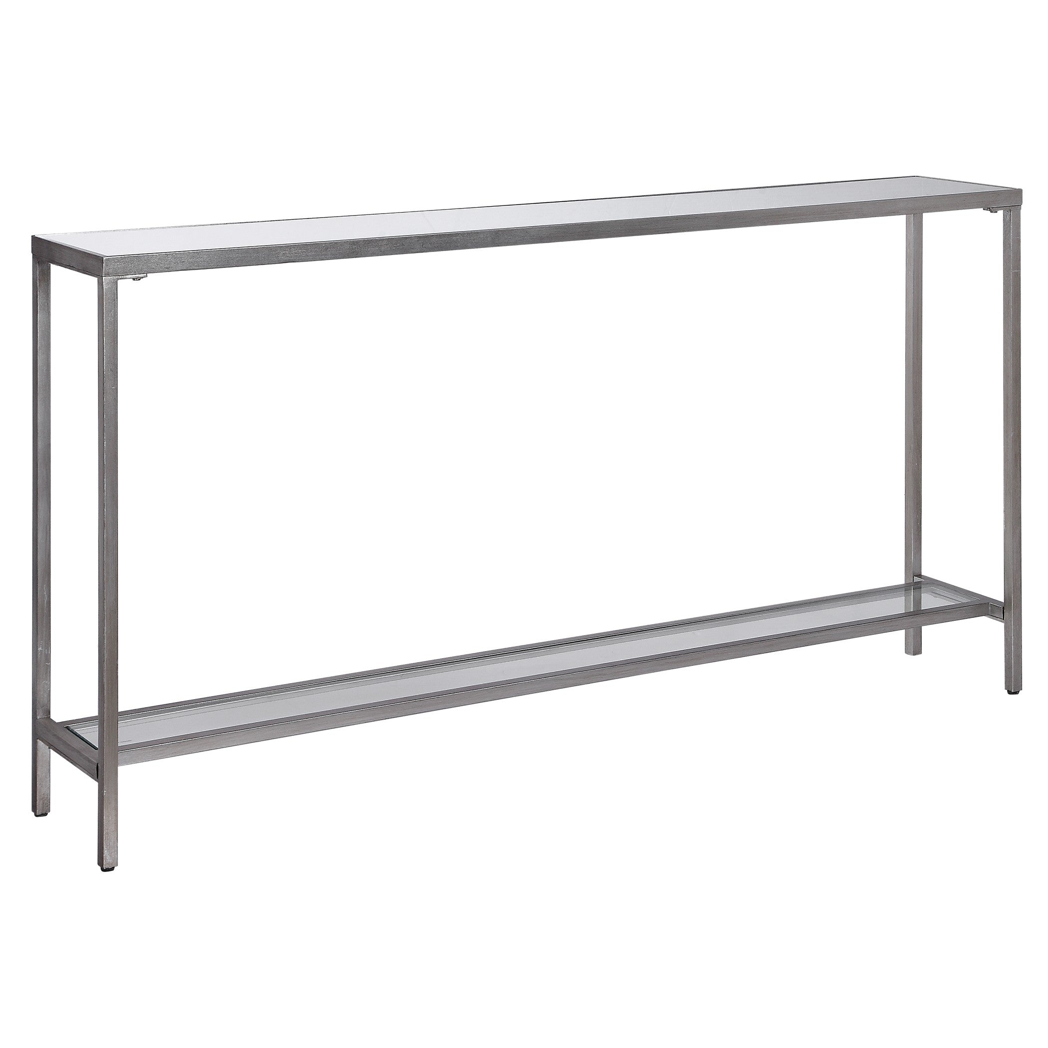 Hayley Silver Console Table by Uttermost