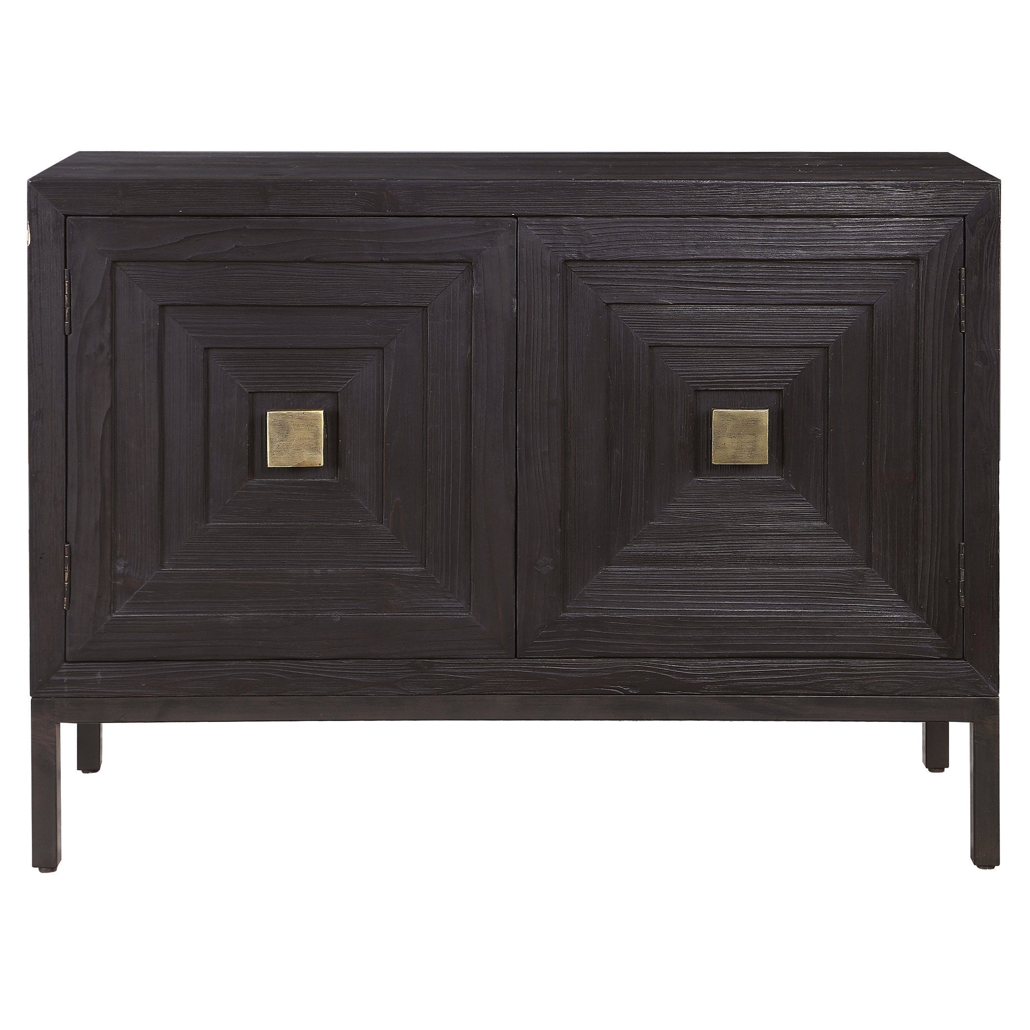 Aiken Dark Walnut 2 Door Cabinet by Uttermost